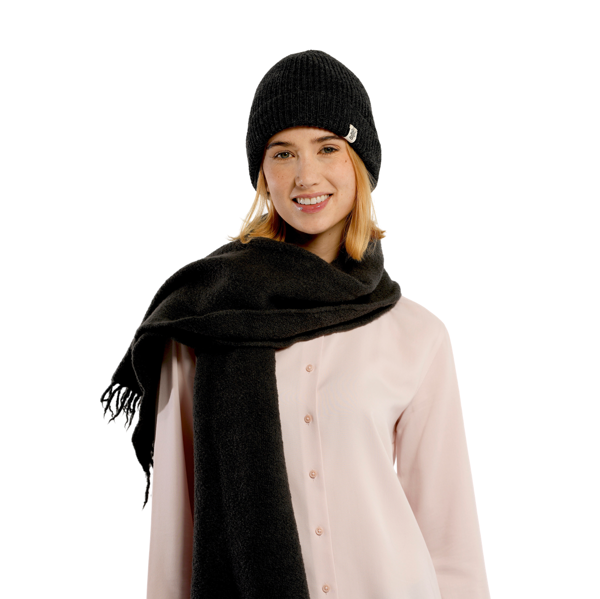 Nirvanna Designs Bond Hand-Knit Wool Ribbed Beanie