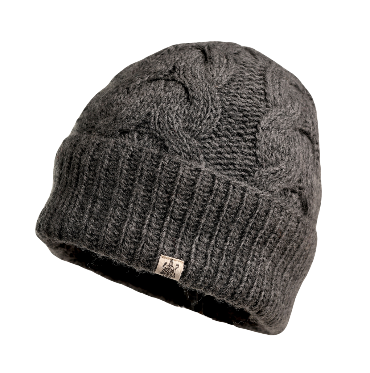 Nirvanna Designs Lenox Cable Hand-Knit Wool Beanie