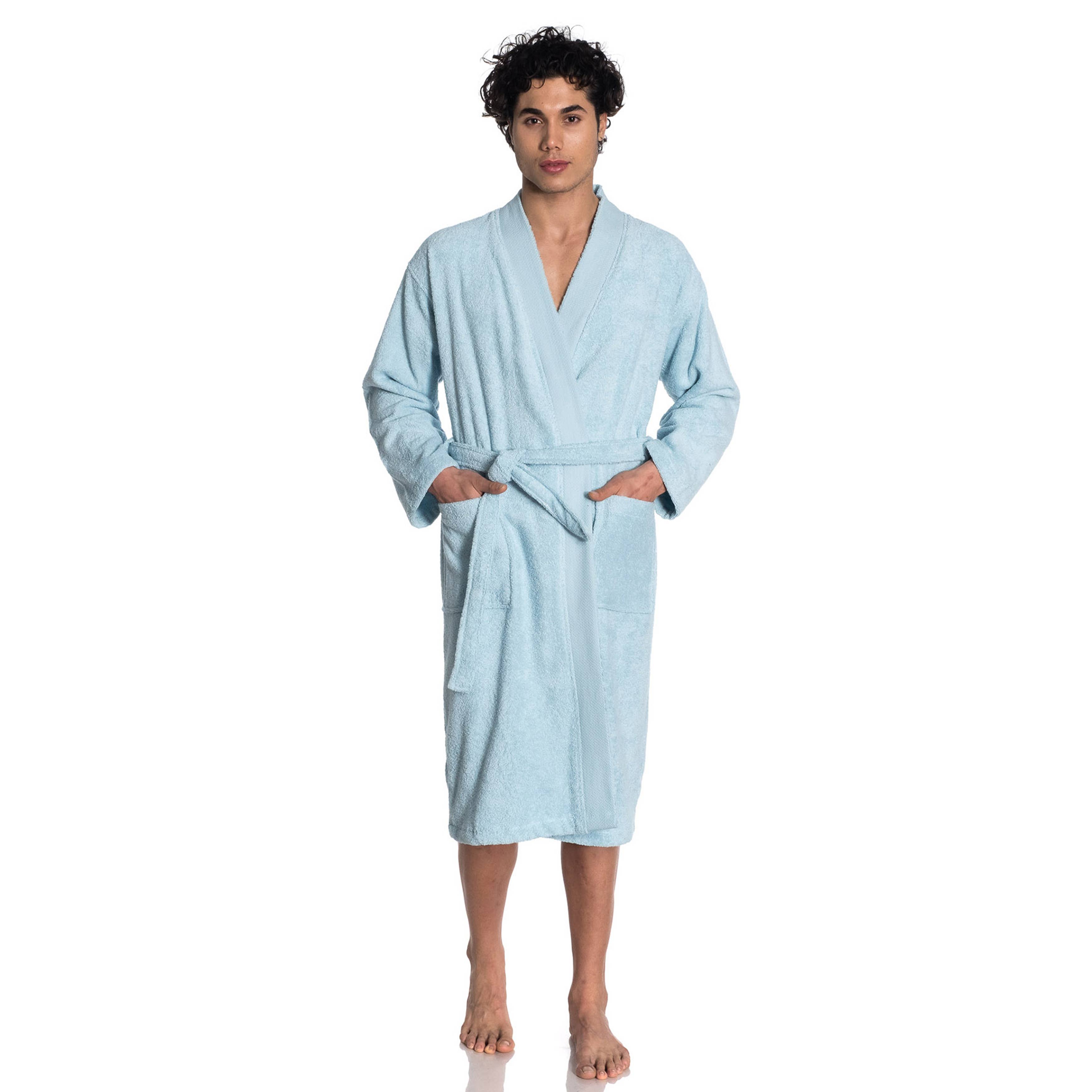 East'N Blue Kimono Cotton Unisex Turkish Bathrobe