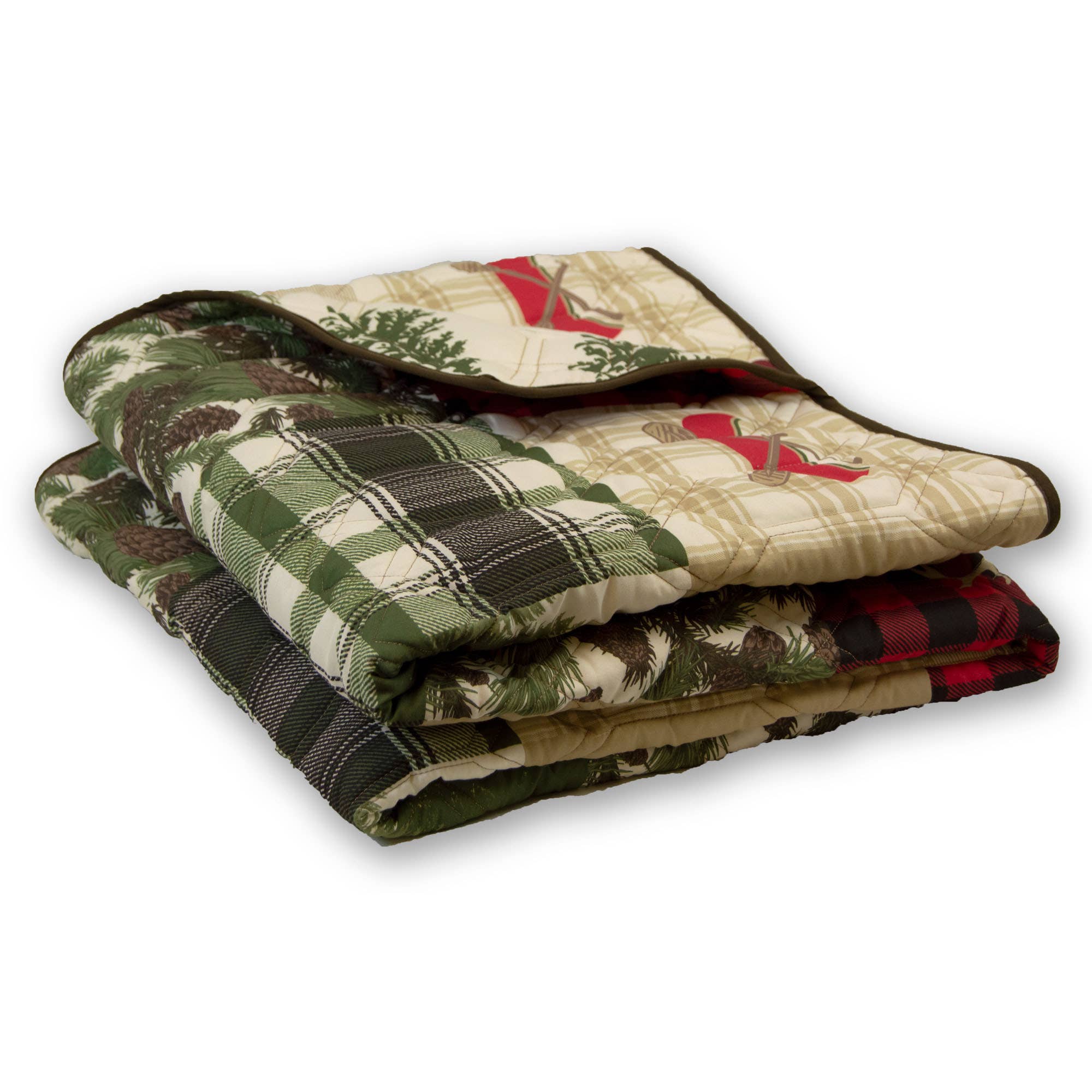 Donna Sharp Cedar Lodge Quilted Throw Blanket