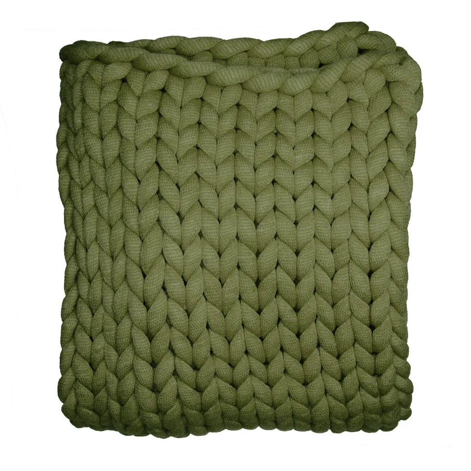 Donna Sharp Chunky Knit Throw Blanket