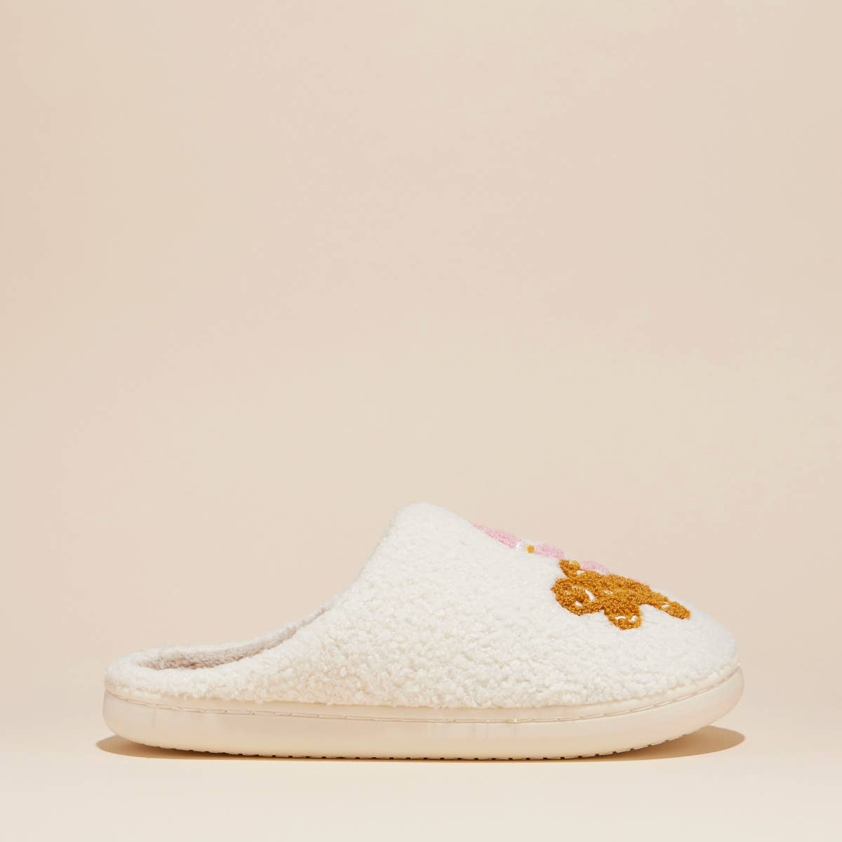 Frem Gingerbread Man & Hot Chocolate Ultra-Soft Holiday Mule Slippers