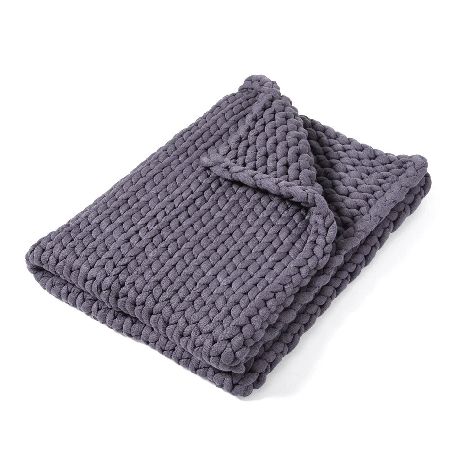 Donna Sharp Chunky Knit Throw Blanket