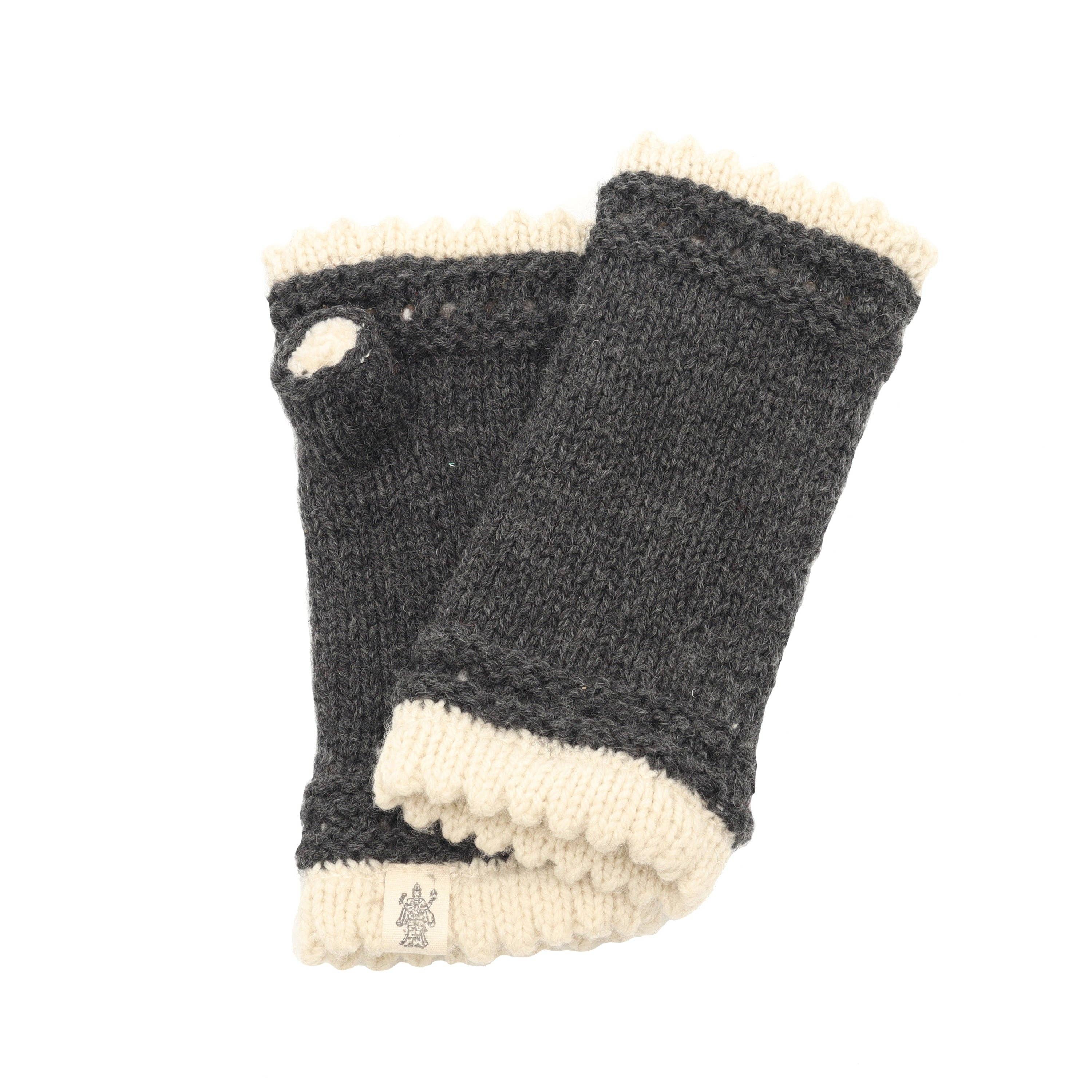 Nirvanna Designs Les Hand-Knit Wool Hand Warmers