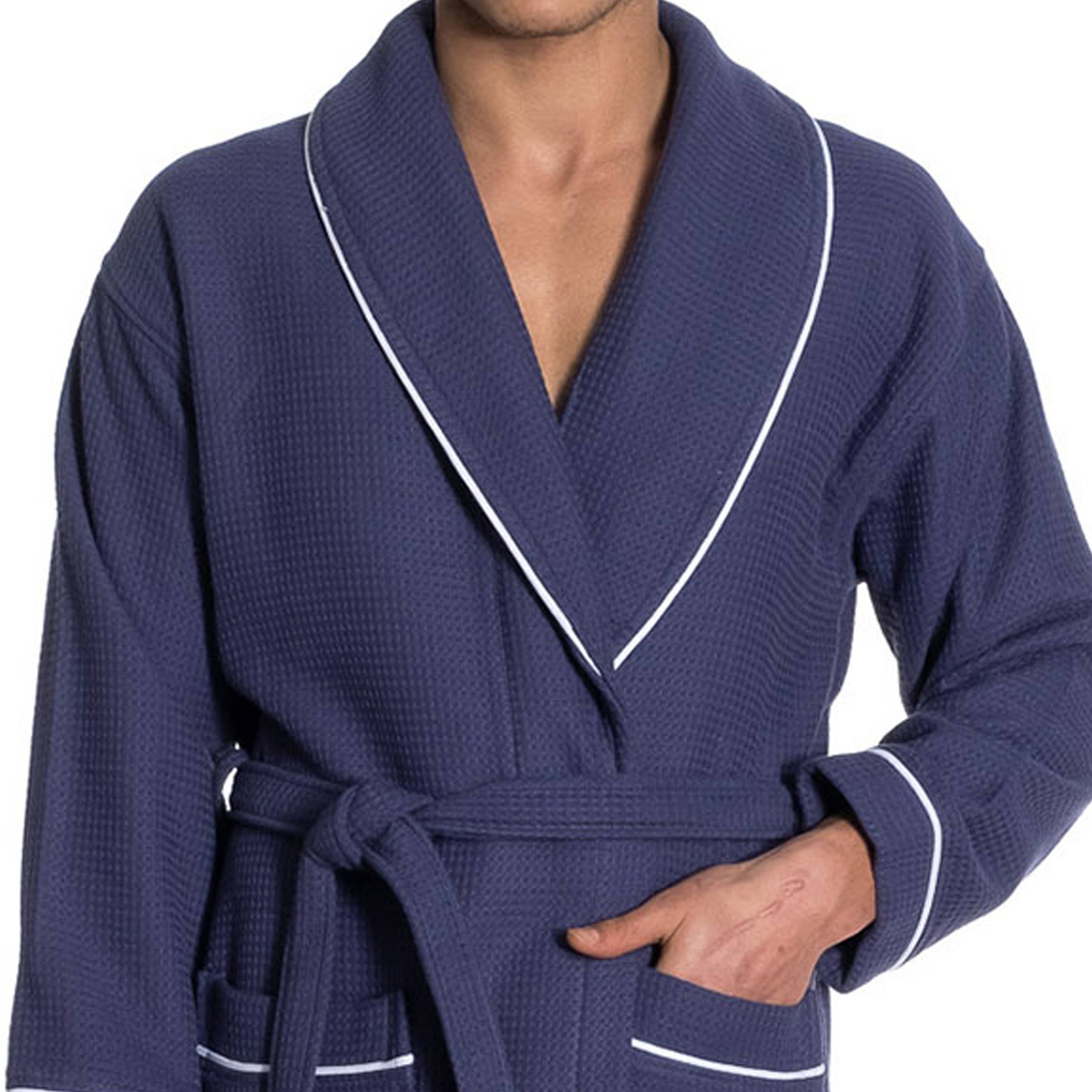 East'N Blue Waffle Terry Cotton Unisex Turkish Bathrobe