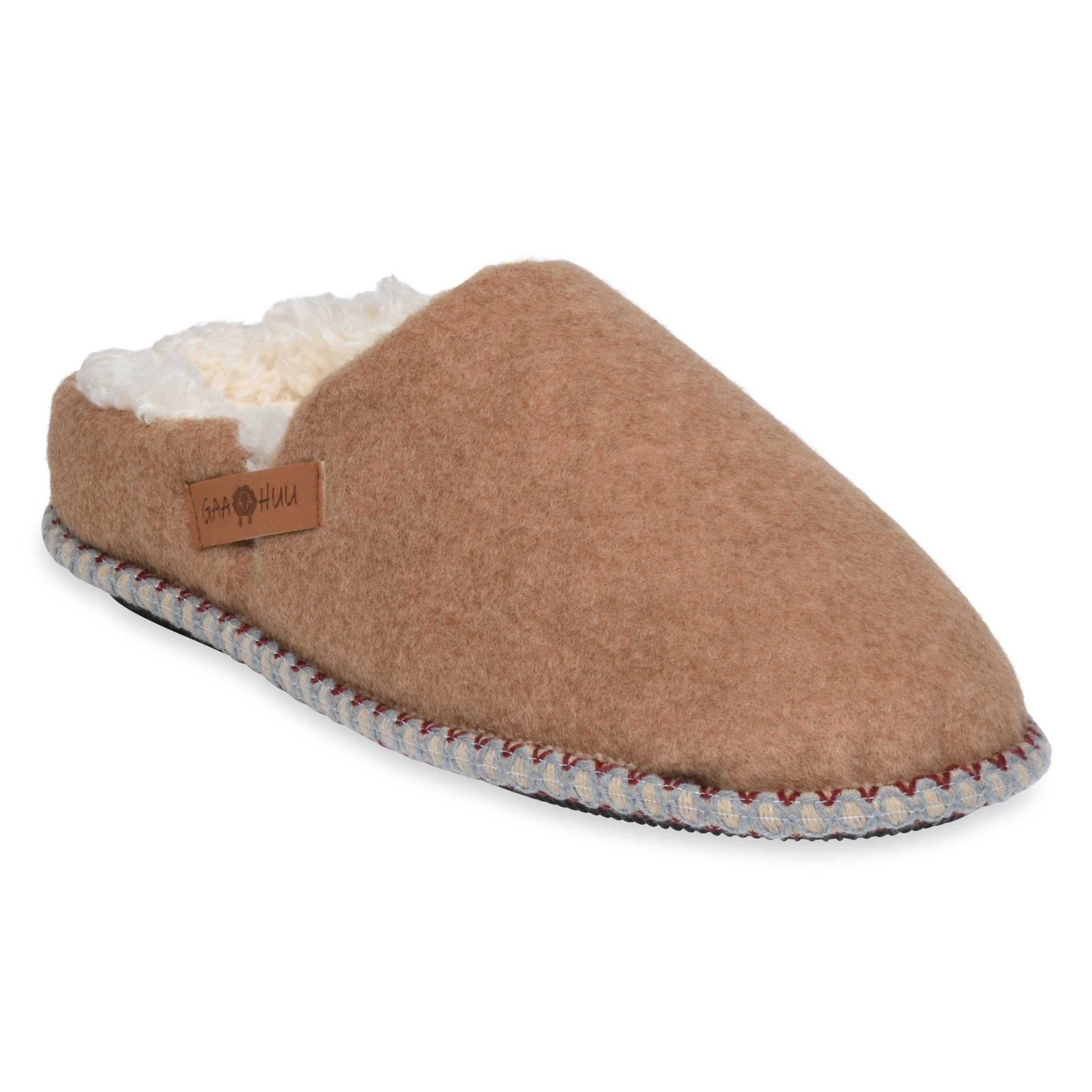 gaahuu Faux Wool & Shearling Memory Foam Clog Slippers