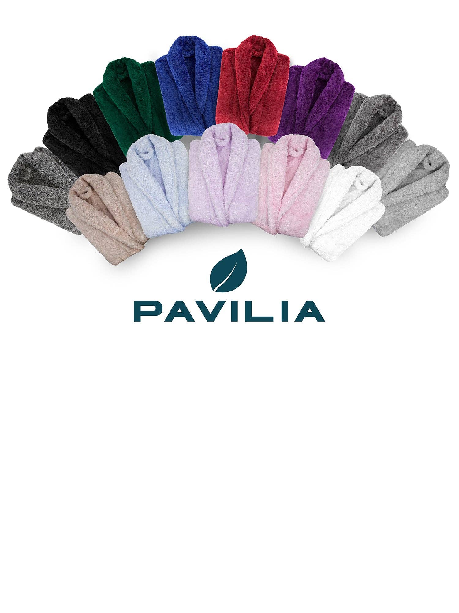 Pavilia Sherpa Fleece Women's Robe