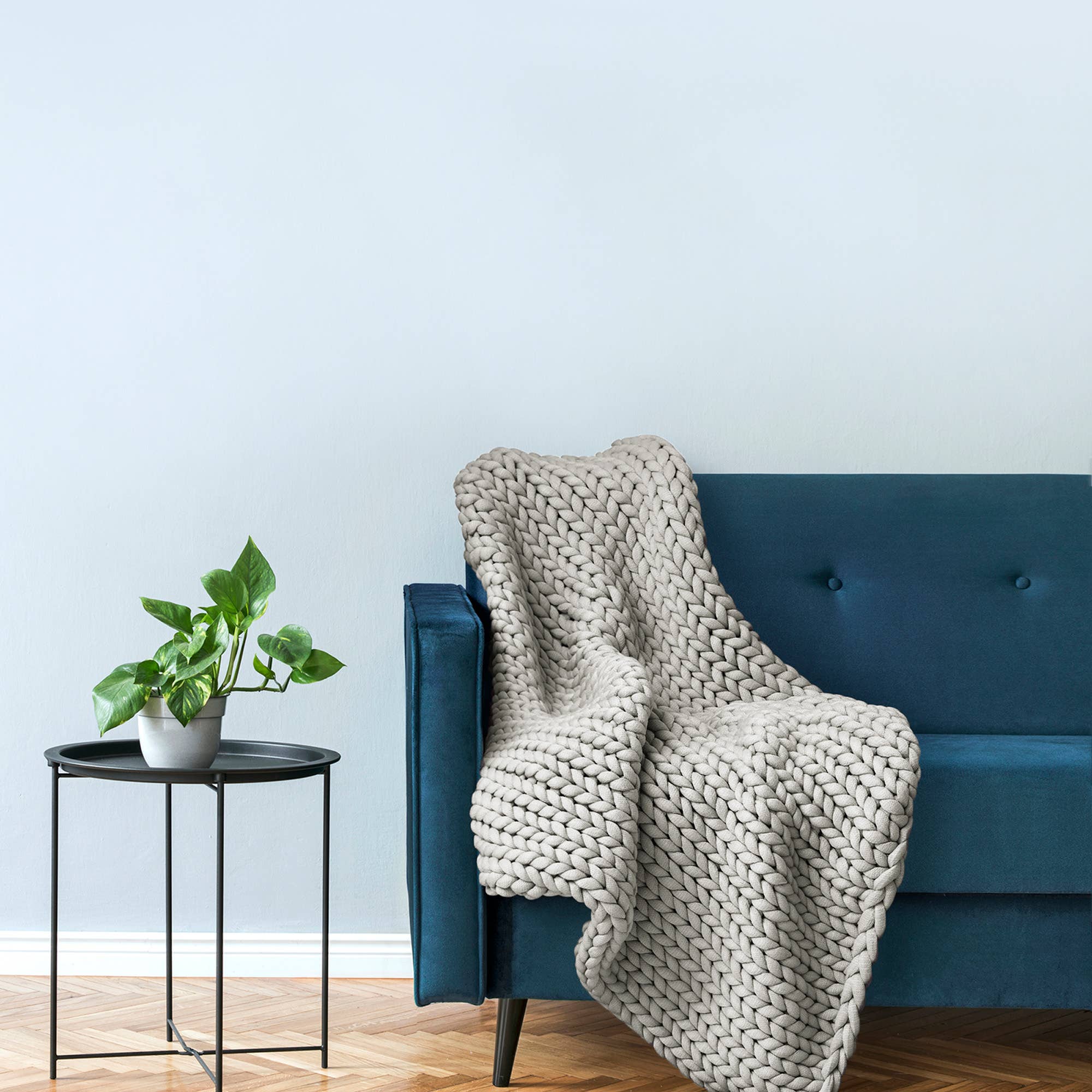 Donna Sharp Chunky Knit Throw Blanket