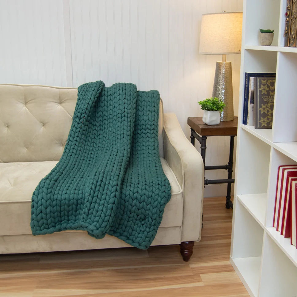Donna Sharp Chunky Knit Throw Blanket