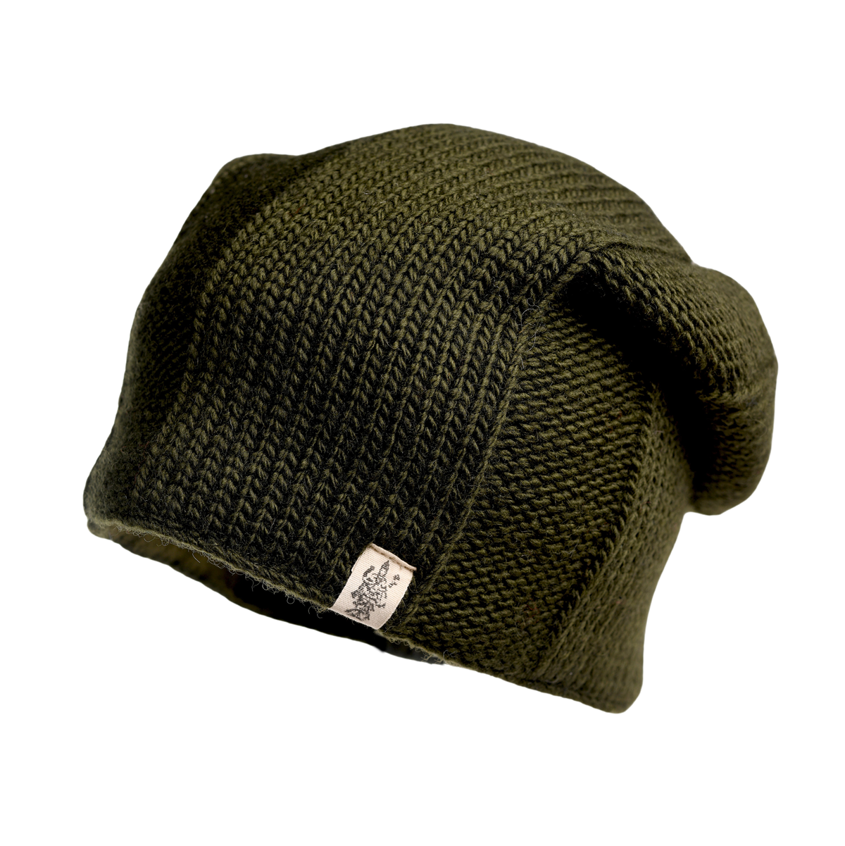 Nirvanna Designs Charles Hand-Knit Wool Slouch Beanie