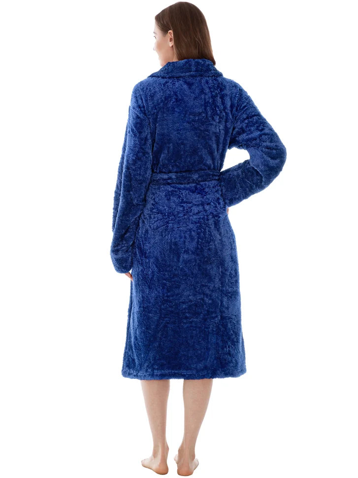 Pavilia Sherpa Fleece Women's Robe