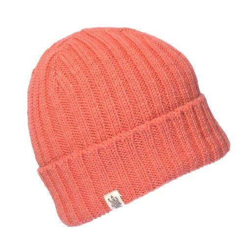Nirvanna Designs Clyde Hand-Knit Wool Ribbed Beanie