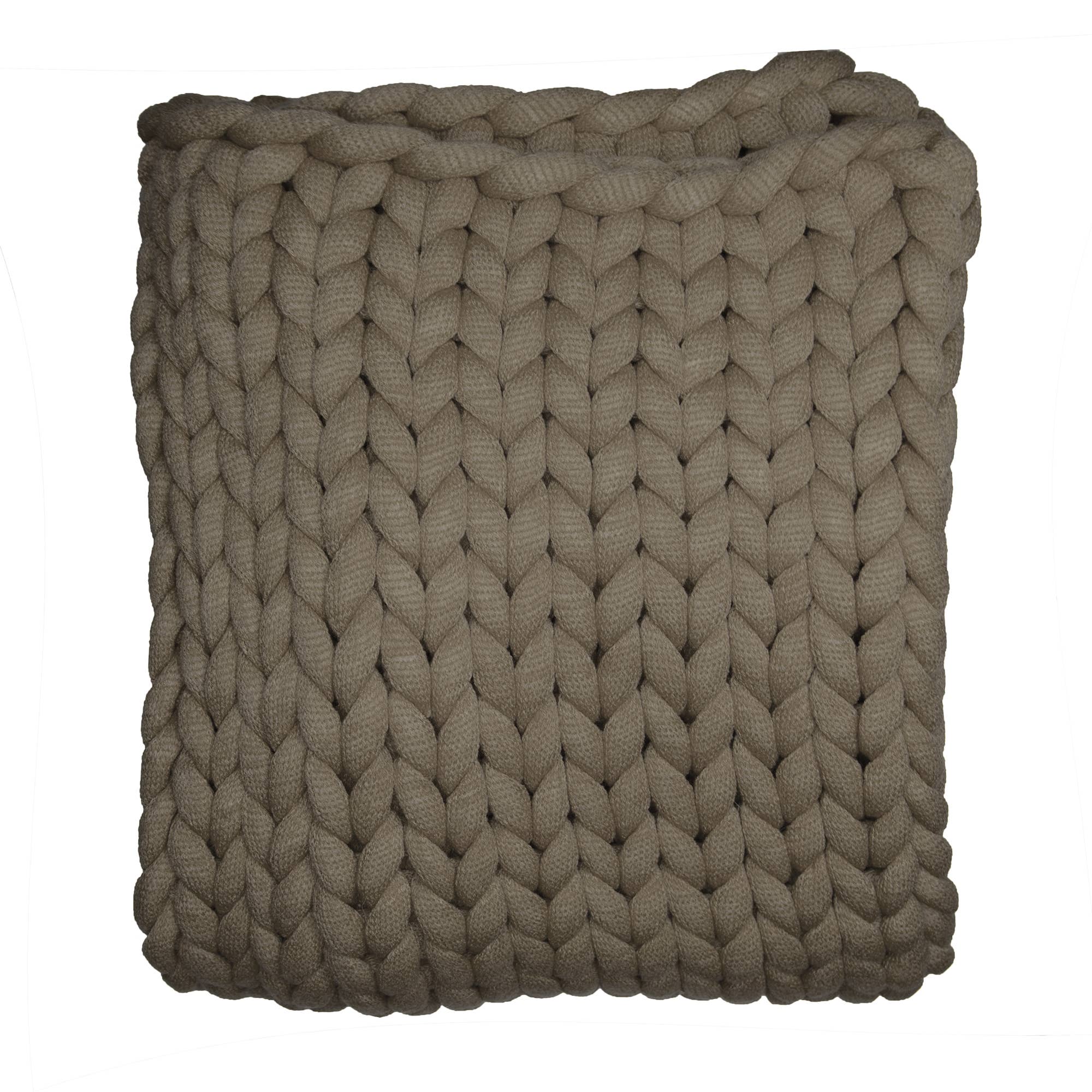 Donna Sharp Chunky Knit Throw Blanket