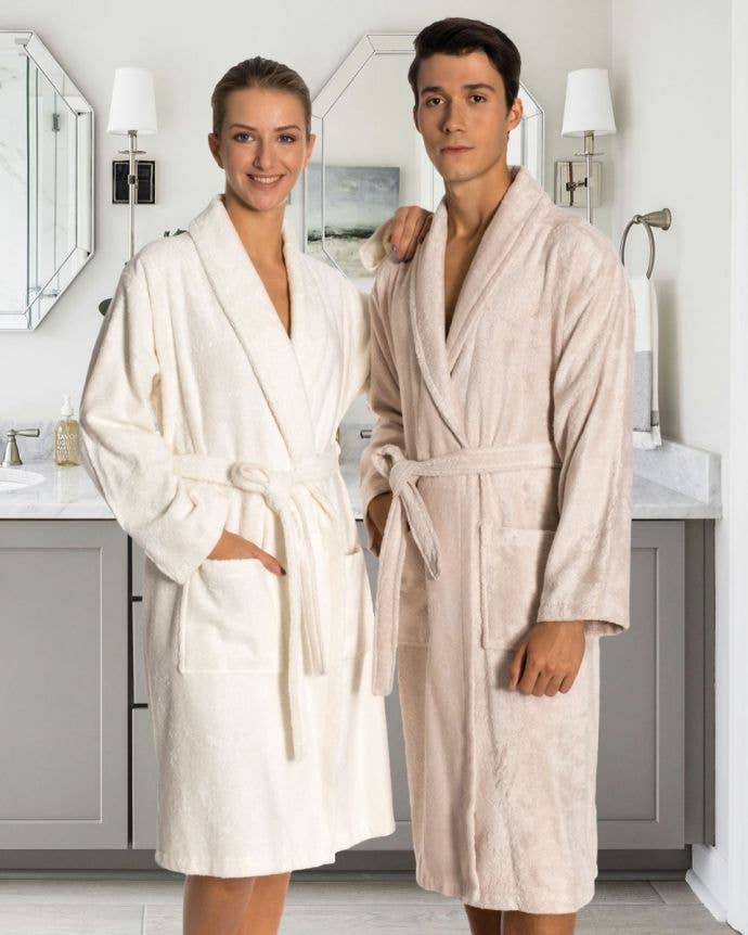 East'N Blue Sultan Bamboo Unisex Turkish Bathrobe