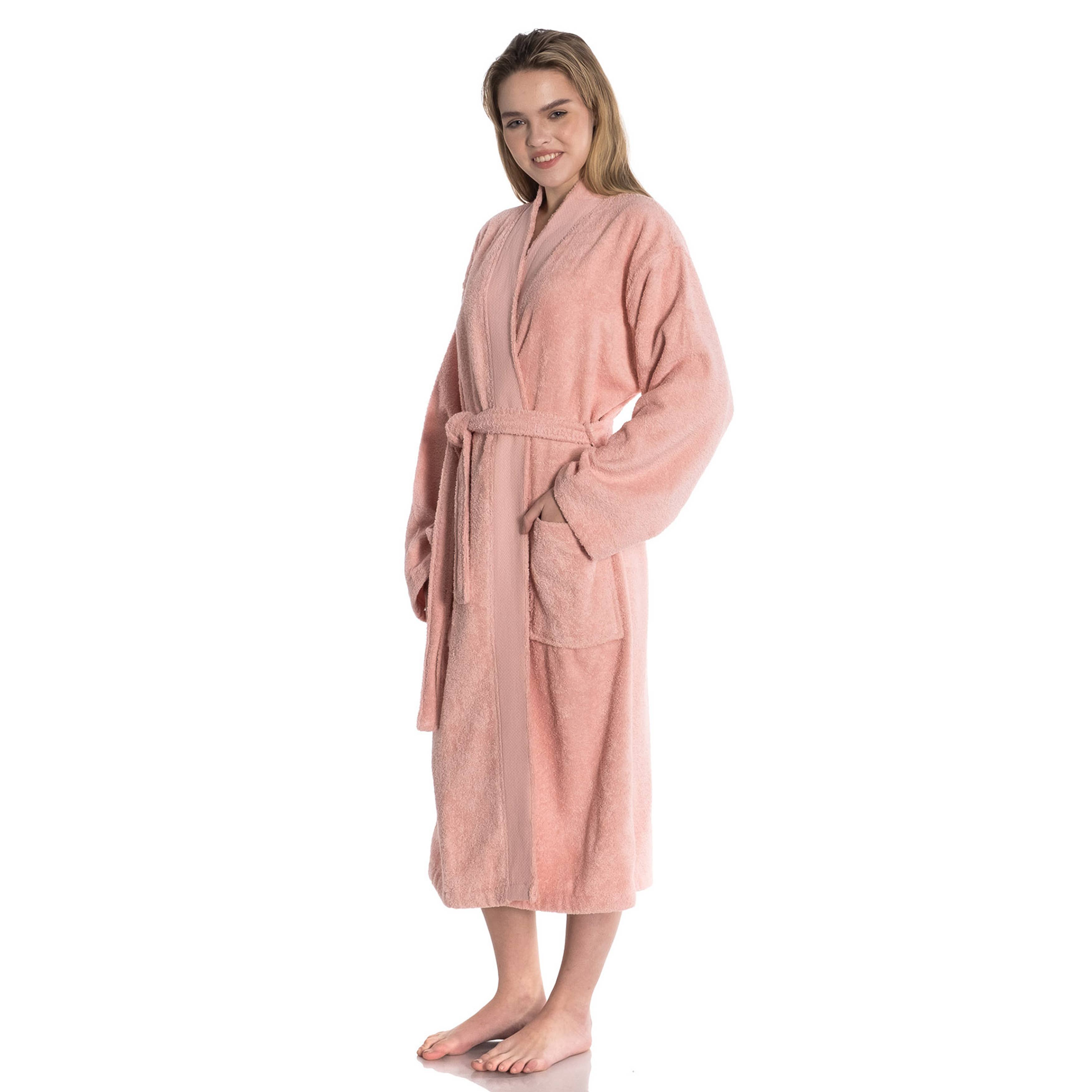 East'N Blue Kimono Cotton Unisex Turkish Bathrobe