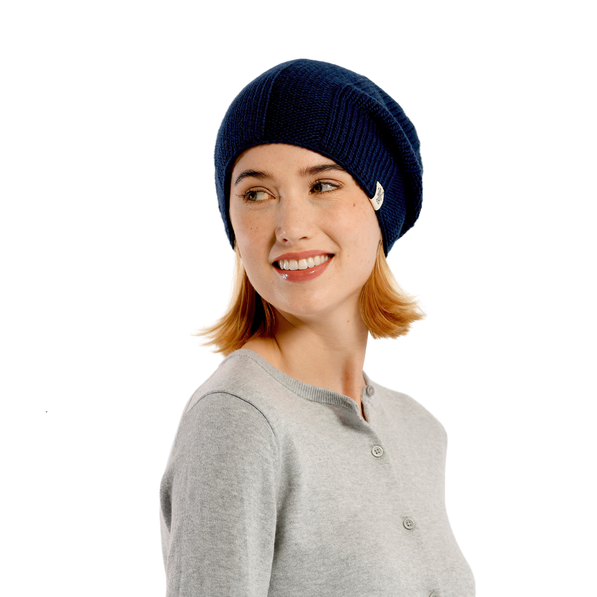 Nirvanna Designs Charles Hand-Knit Wool Slouch Beanie