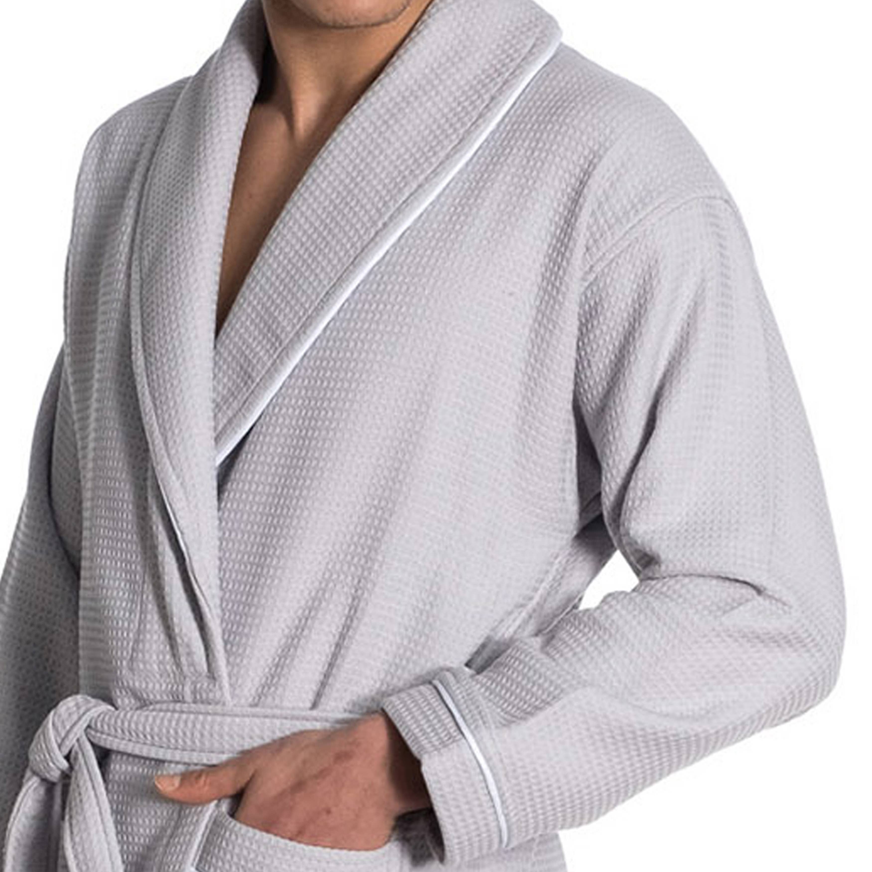 East'N Blue Waffle Terry Cotton Unisex Turkish Bathrobe