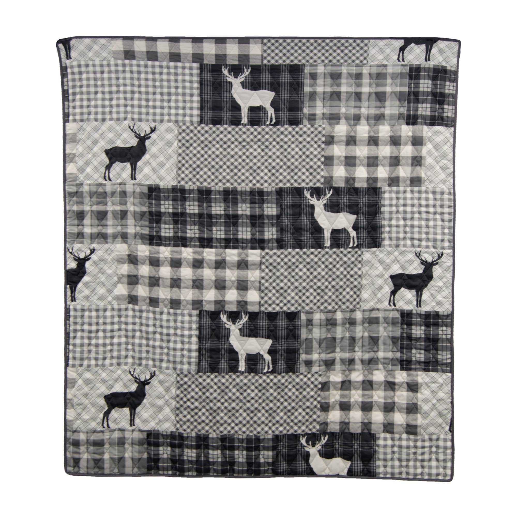 Donna Sharp Ridge Point Quilted Throw Blanket