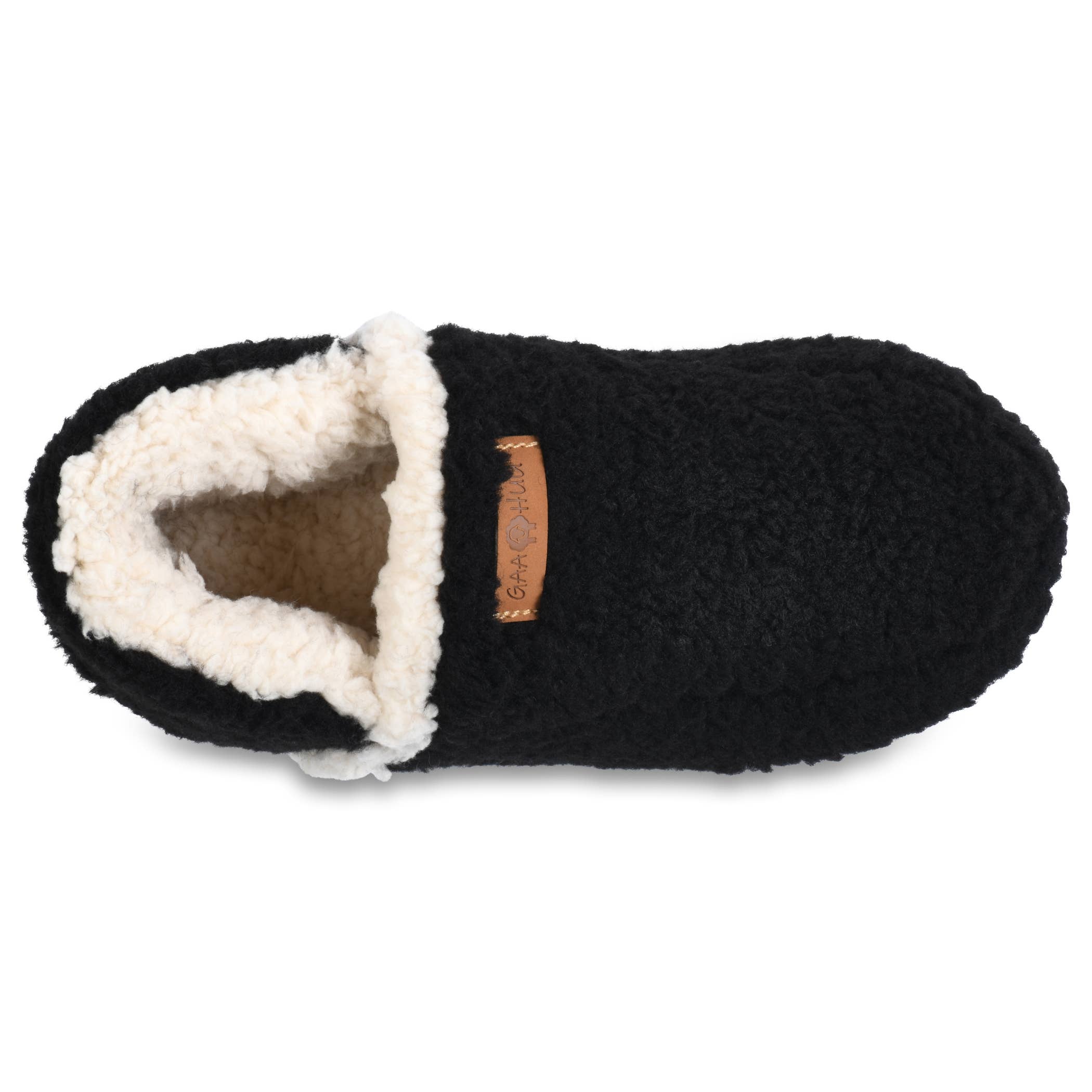 gaahuu Berber & Faux Shearling Memory Foam Slipper Boots