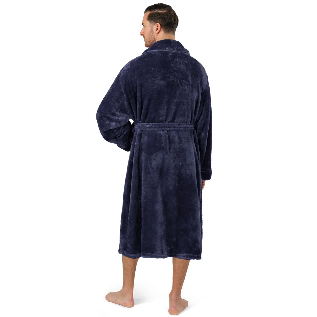 Pavilia Sherpa Fleece Men's Robe