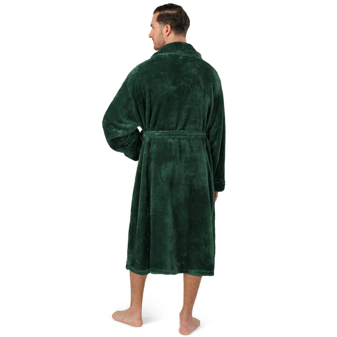 Pavilia Sherpa Fleece Men's Robe