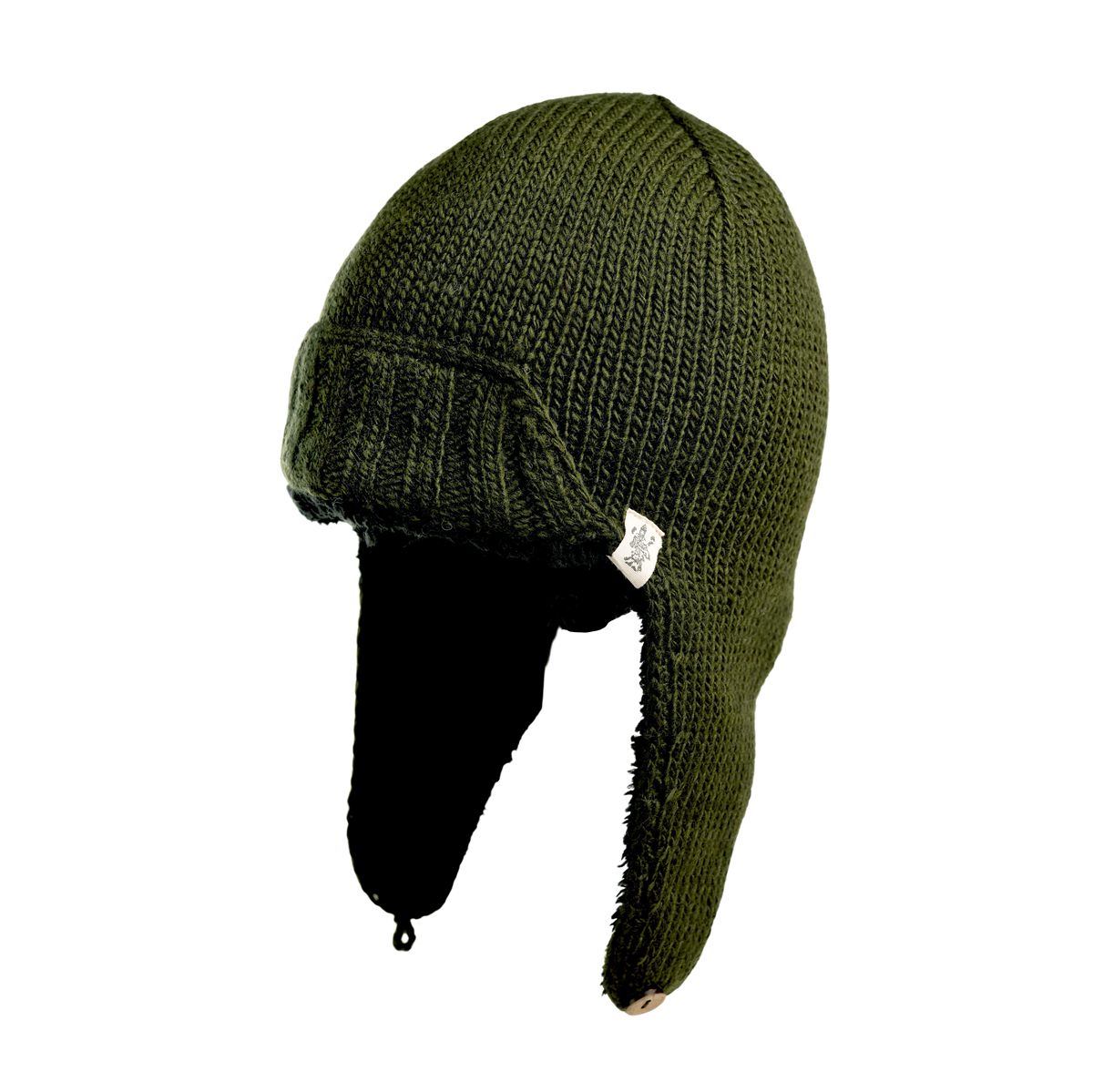 Nirvanna Designs Essex Hand-Knit Wool Earflap Hat