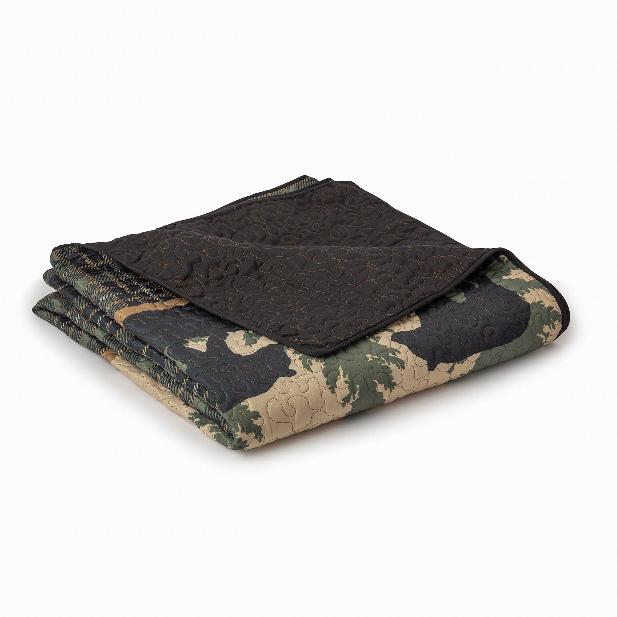 Donna Sharp Bear Walk Plaid Quilted Throw Blanket