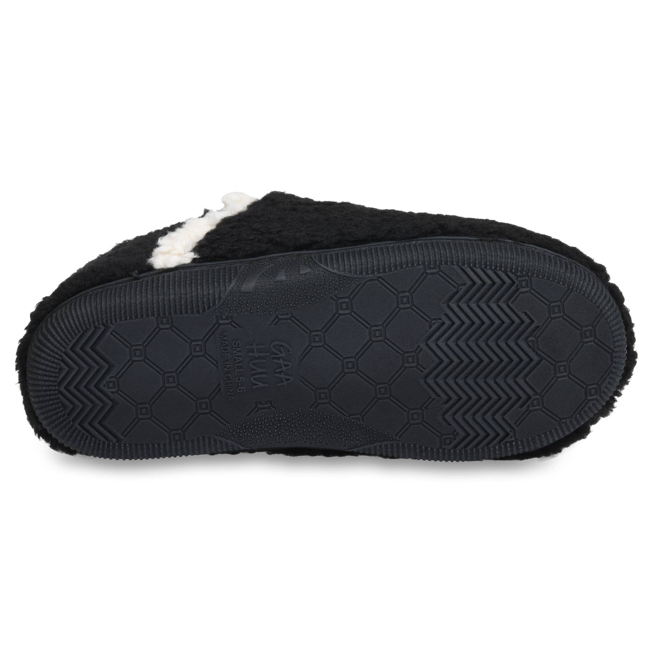gaahuu Berber & Faux Shearling Memory Foam Slipper Boots