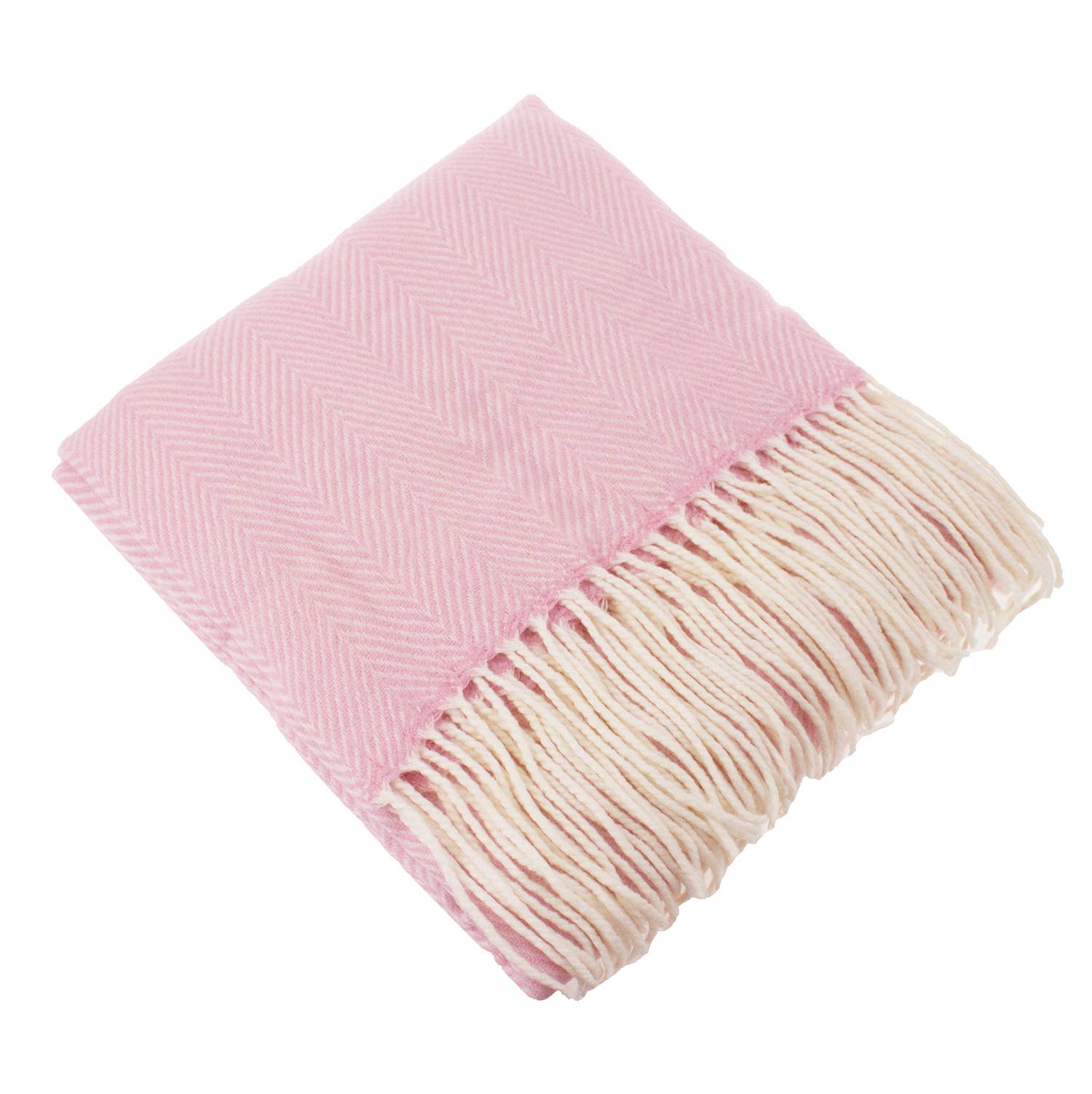 Fennco Styles Chevron Pattern with Tassel Trim Throw Blanket