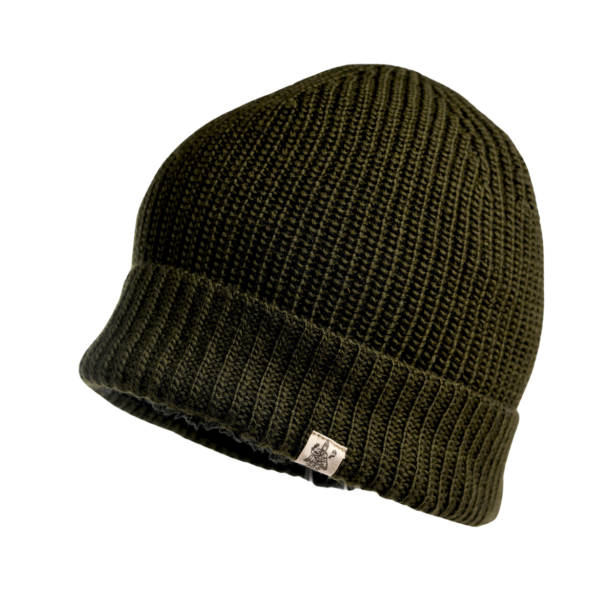 Nirvanna Designs Bond Hand-Knit Wool Ribbed Beanie