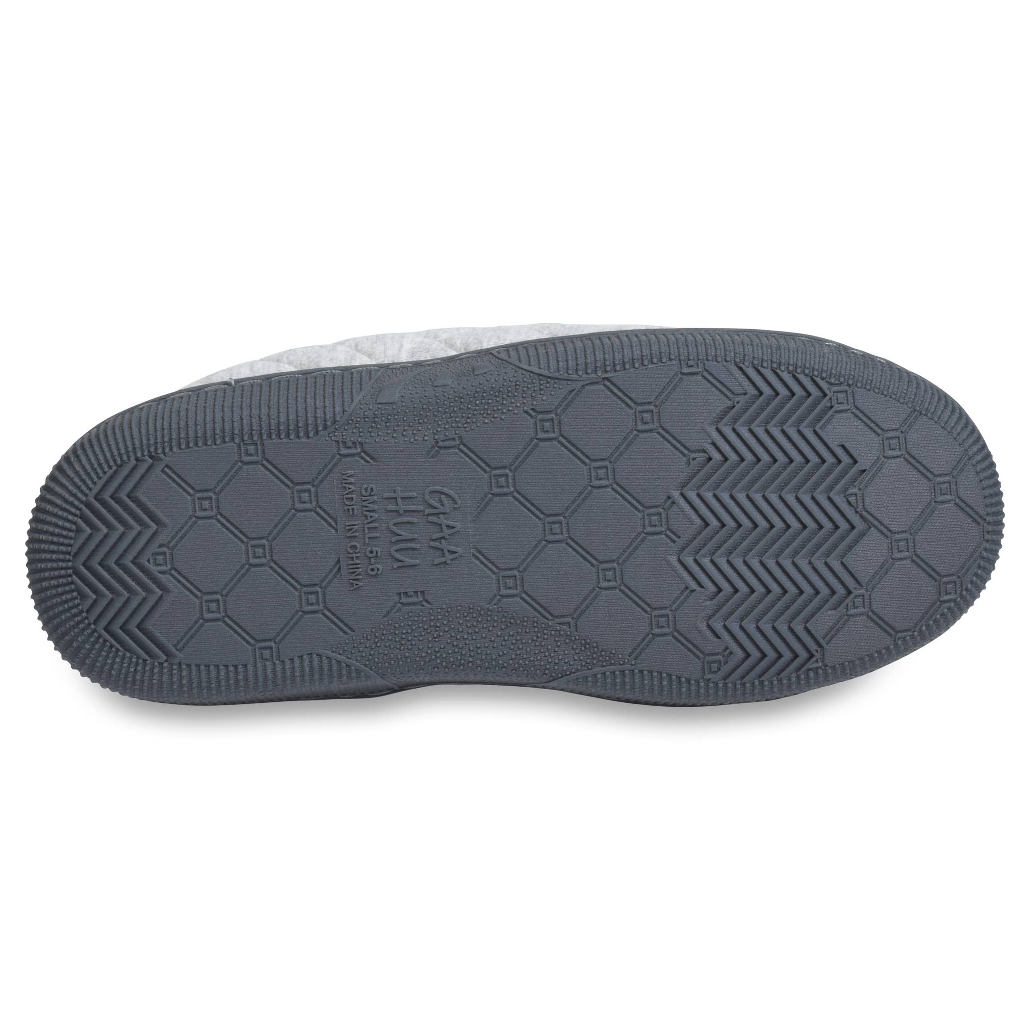 gaahuu Quilted Jersey & Faux Shearling Memory Foam Moccasin Slippers