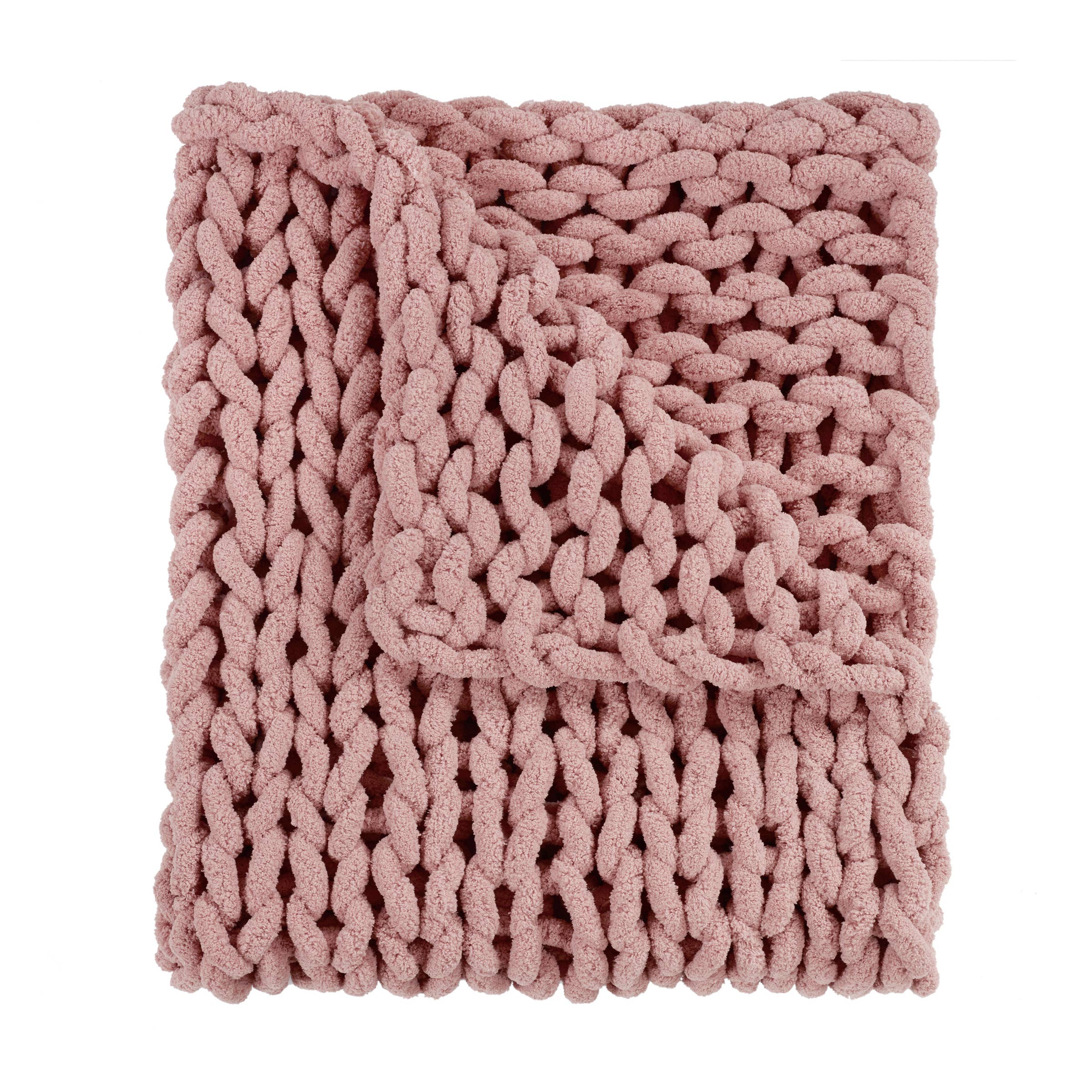 Donna Sharp Chenille Chunky Knit Throw Blanket