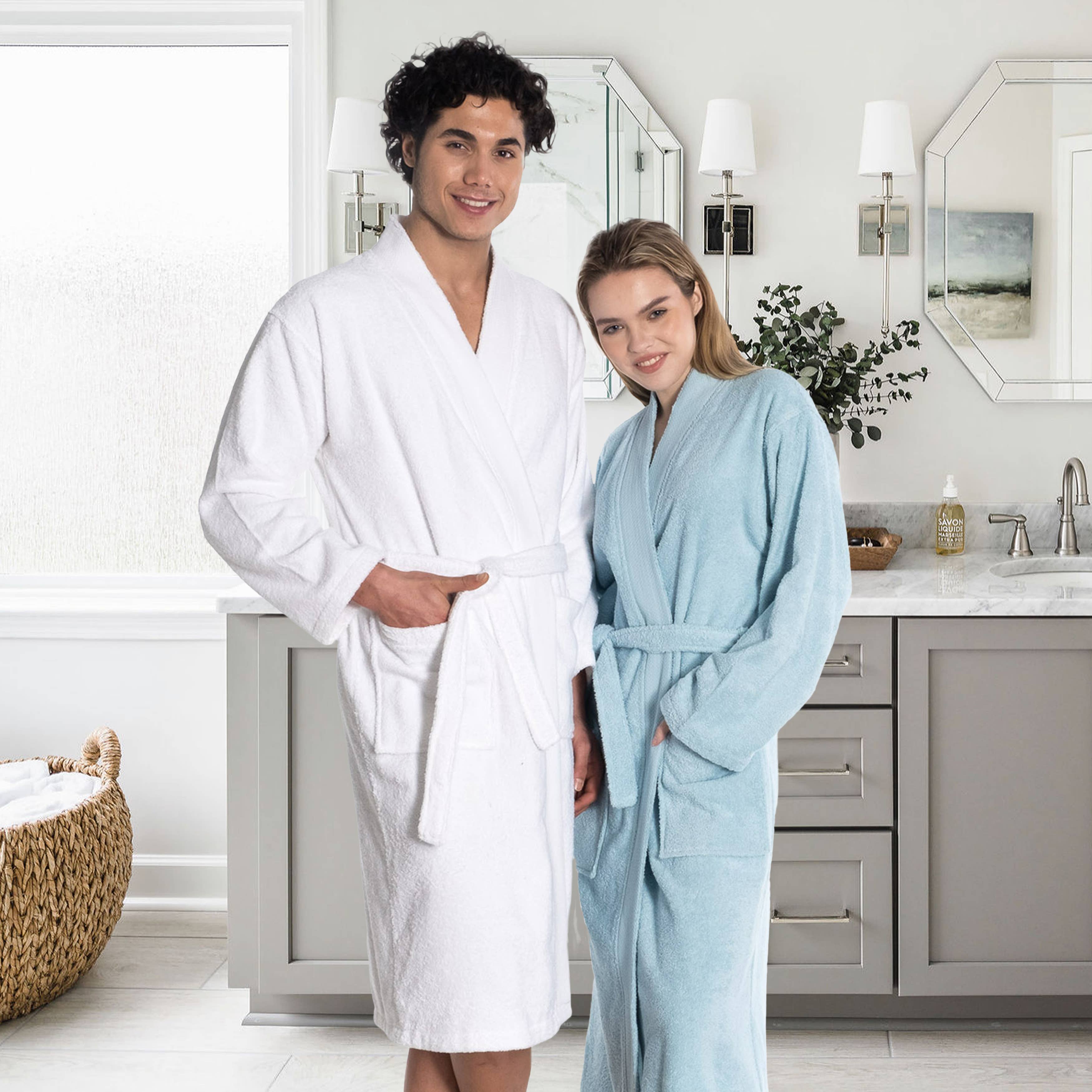 East'N Blue Kimono Cotton Unisex Turkish Bathrobe