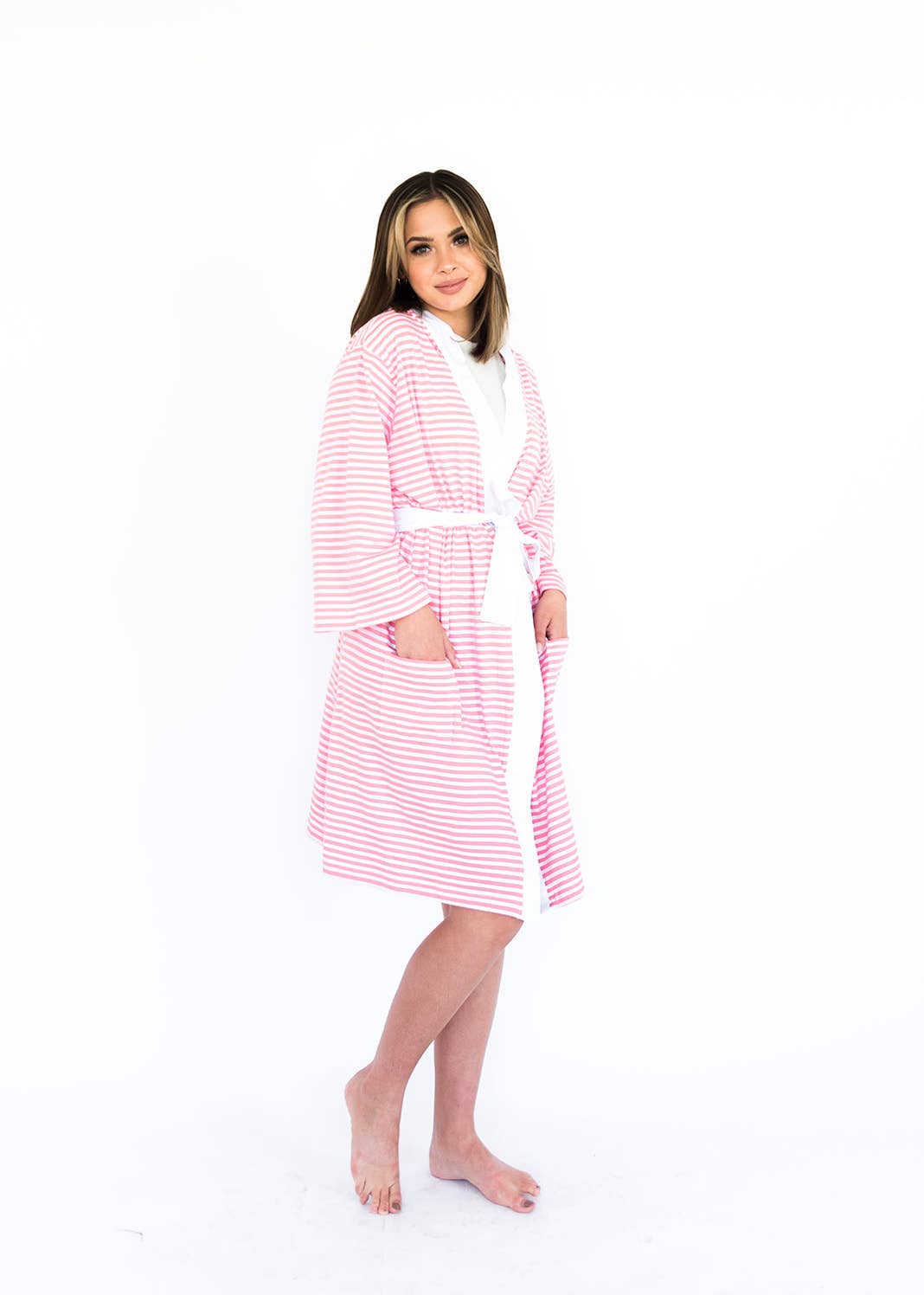Viverano Organics Hooded Cotton Jersey Women's Robe