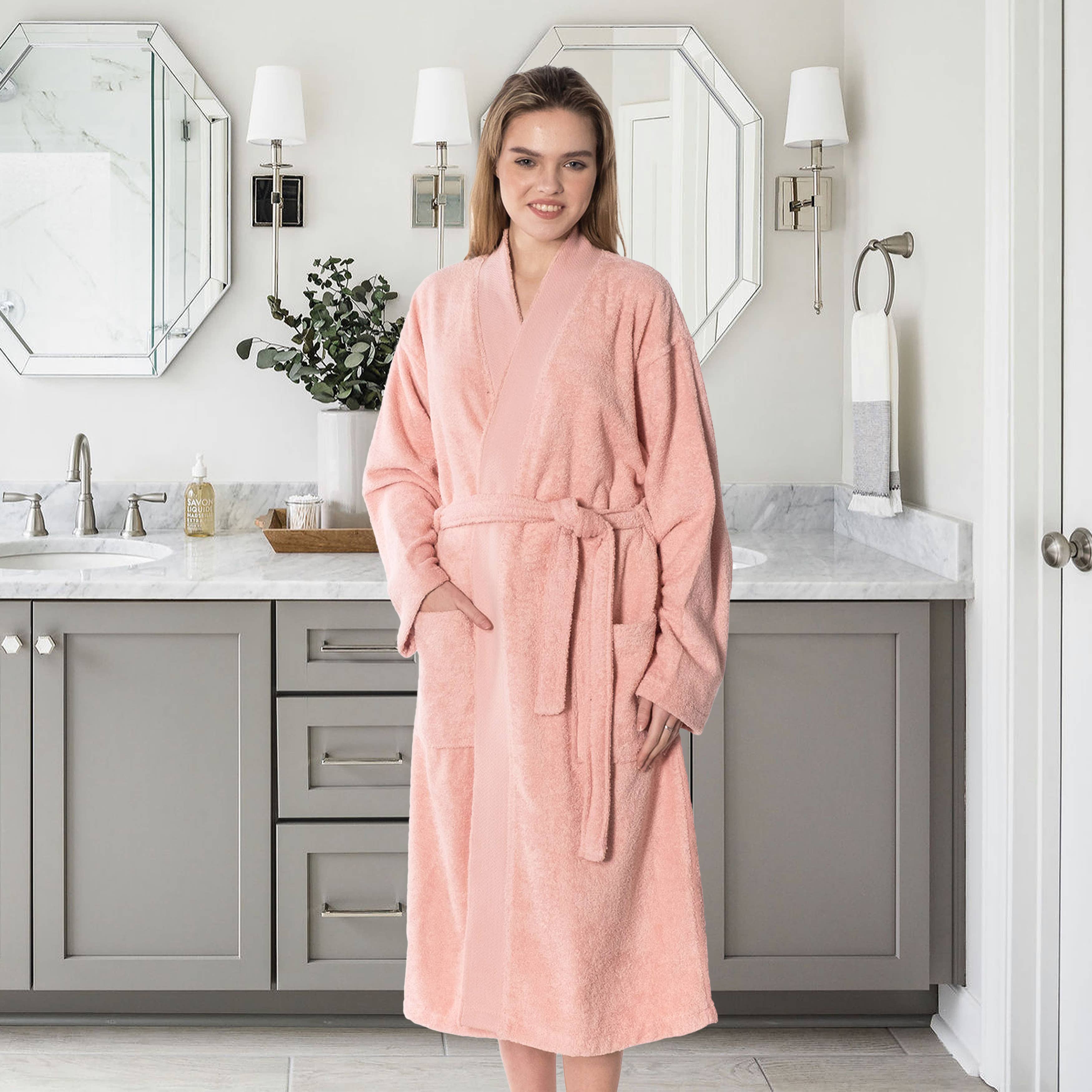 East'N Blue Kimono Cotton Unisex Turkish Bathrobe