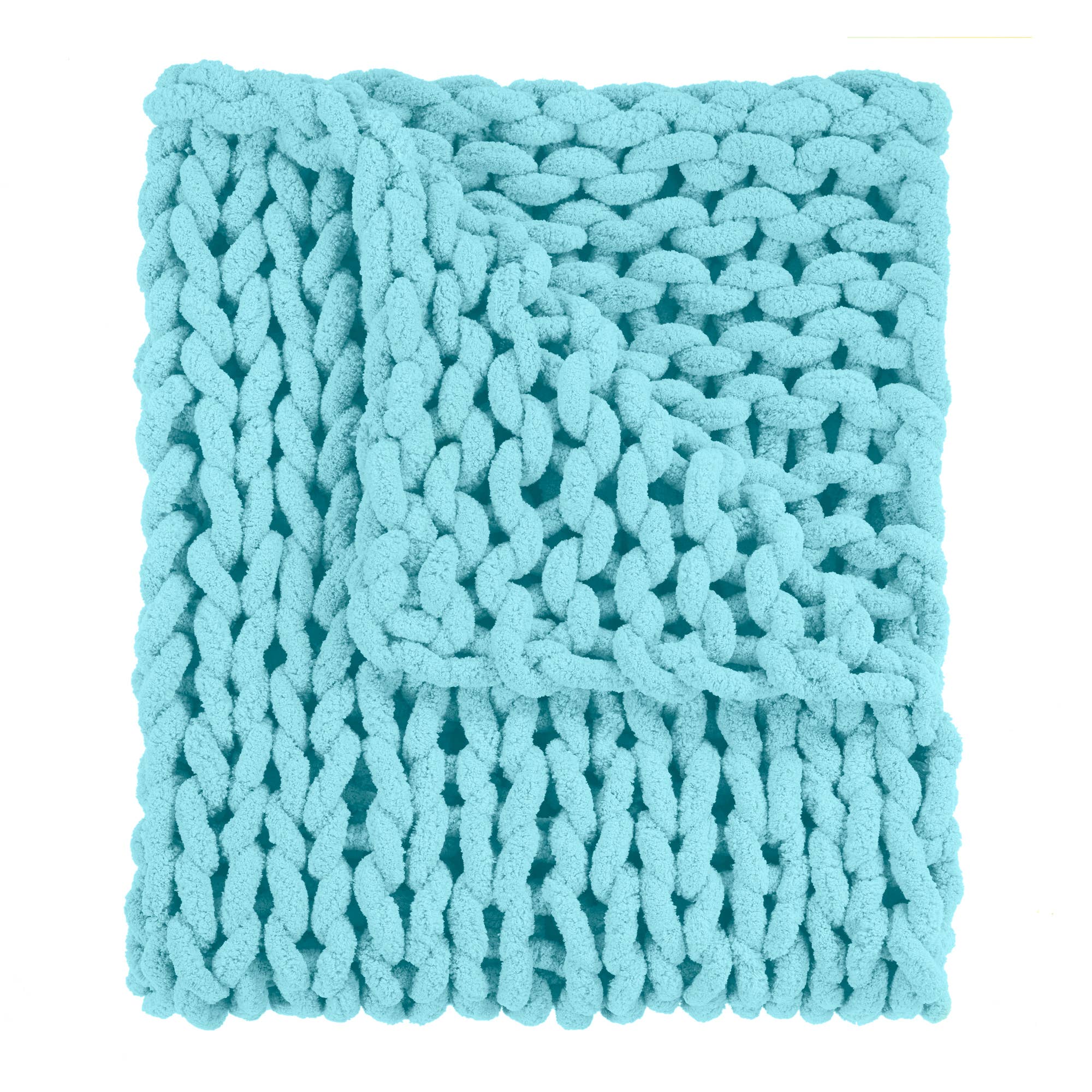 Donna Sharp Chenille Chunky Knit Throw Blanket