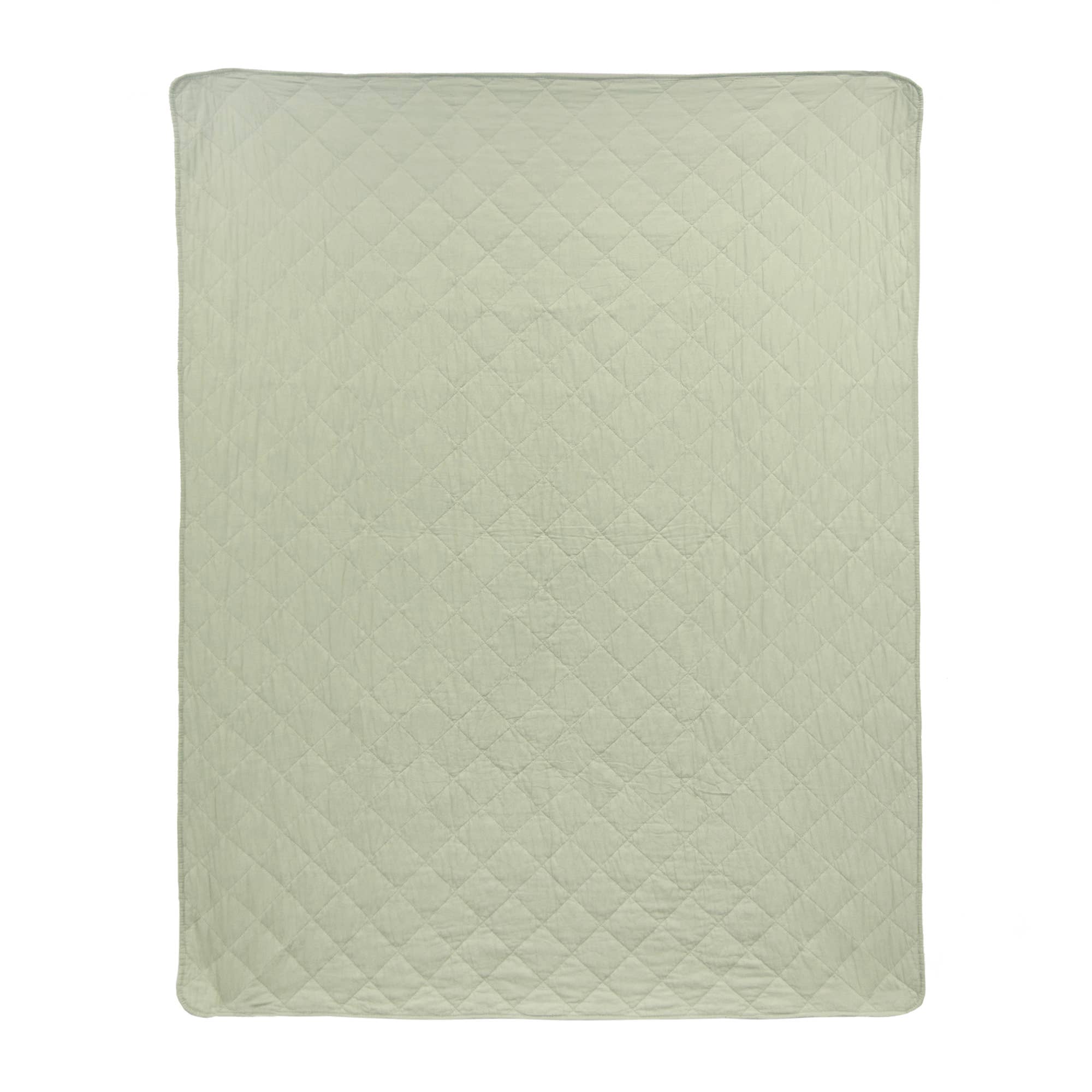 Donna Sharp Peach Rose Quilted Throw Blanket