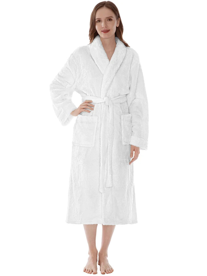 Pavilia Sherpa Fleece Women's Robe