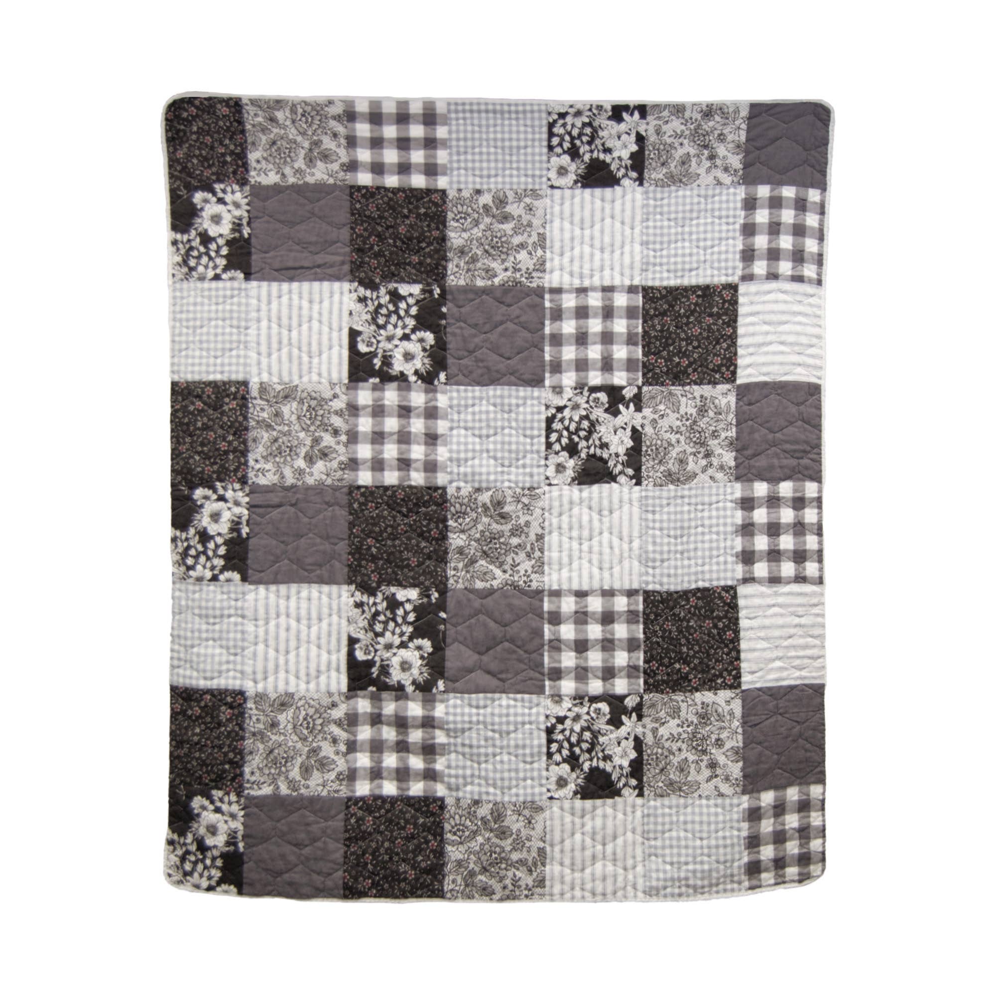 Donna Sharp Indiana Farmhouse Quilted Throw Blanket