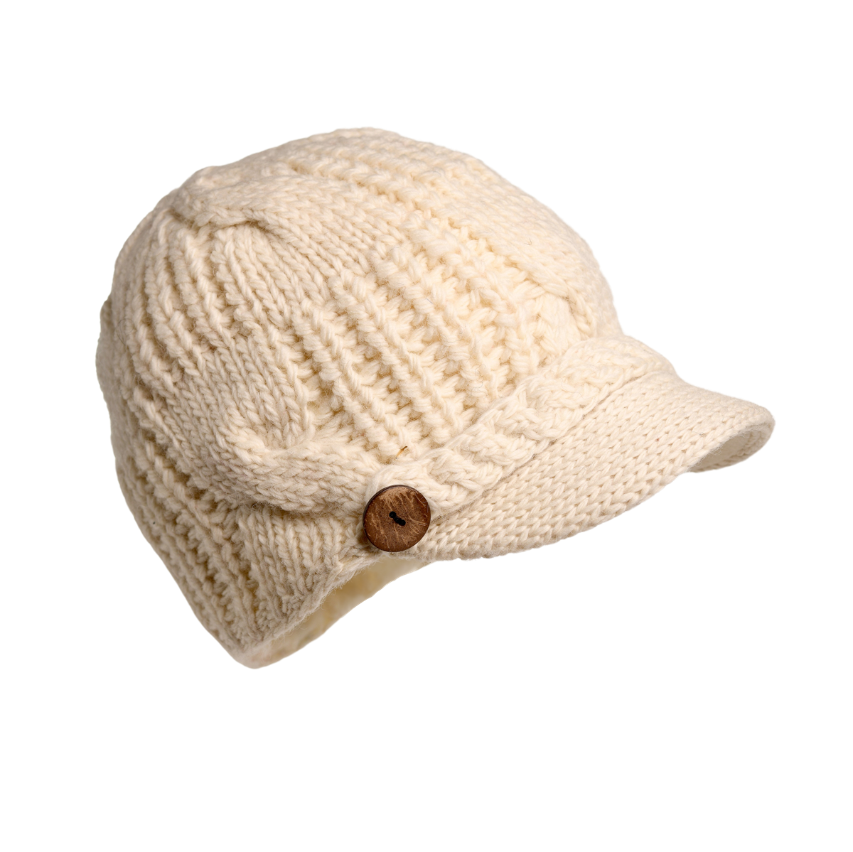 Nirvanna Designs Broadway Hand-Knit Wool Brim Hat