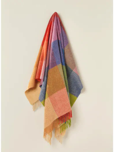 Bronte Moon Harland Shetland PNW Merino Wool Throw Blanket Collection