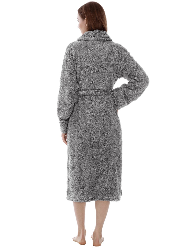Pavilia Sherpa Fleece Women's Robe