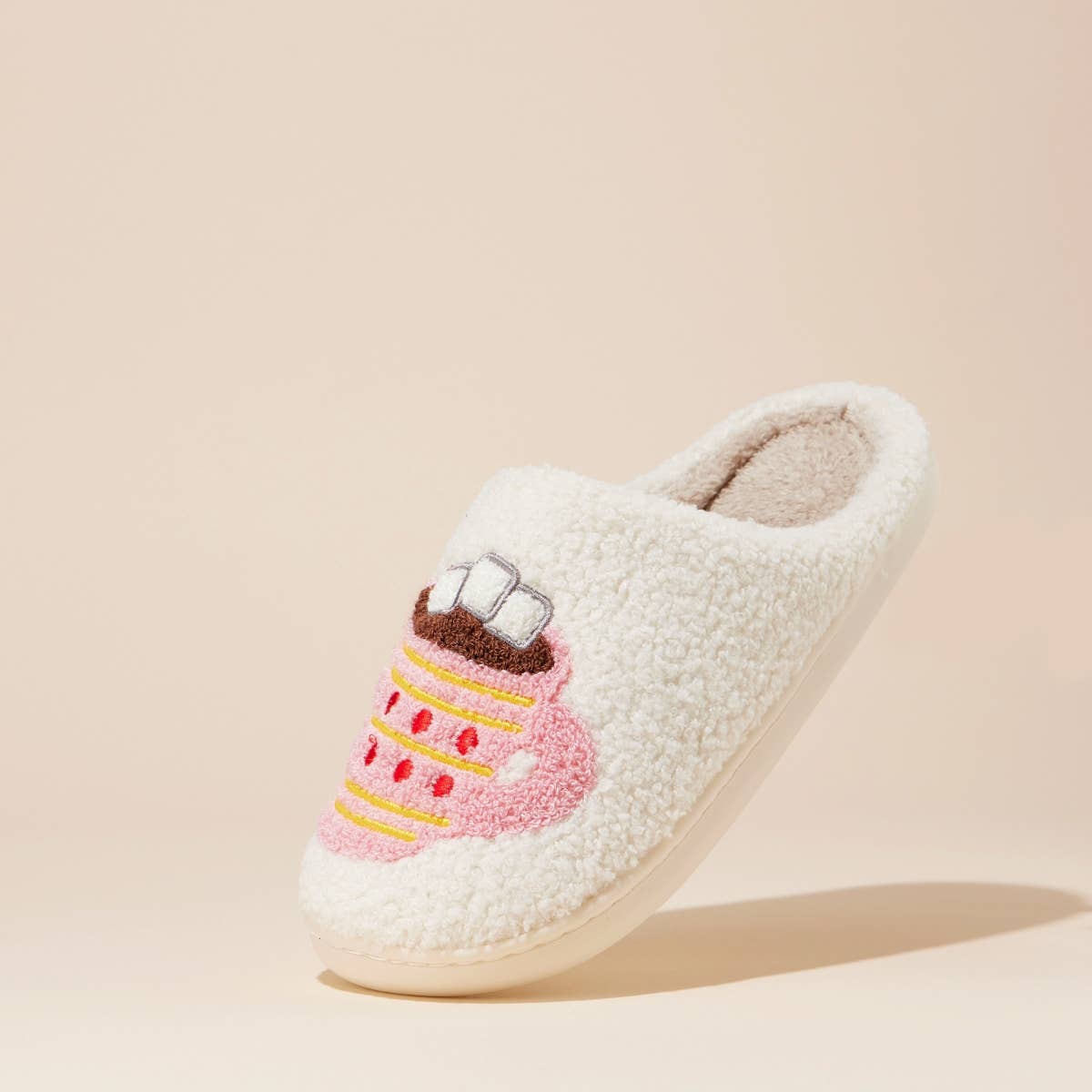 Frem Gingerbread Man & Hot Chocolate Ultra-Soft Holiday Mule Slippers