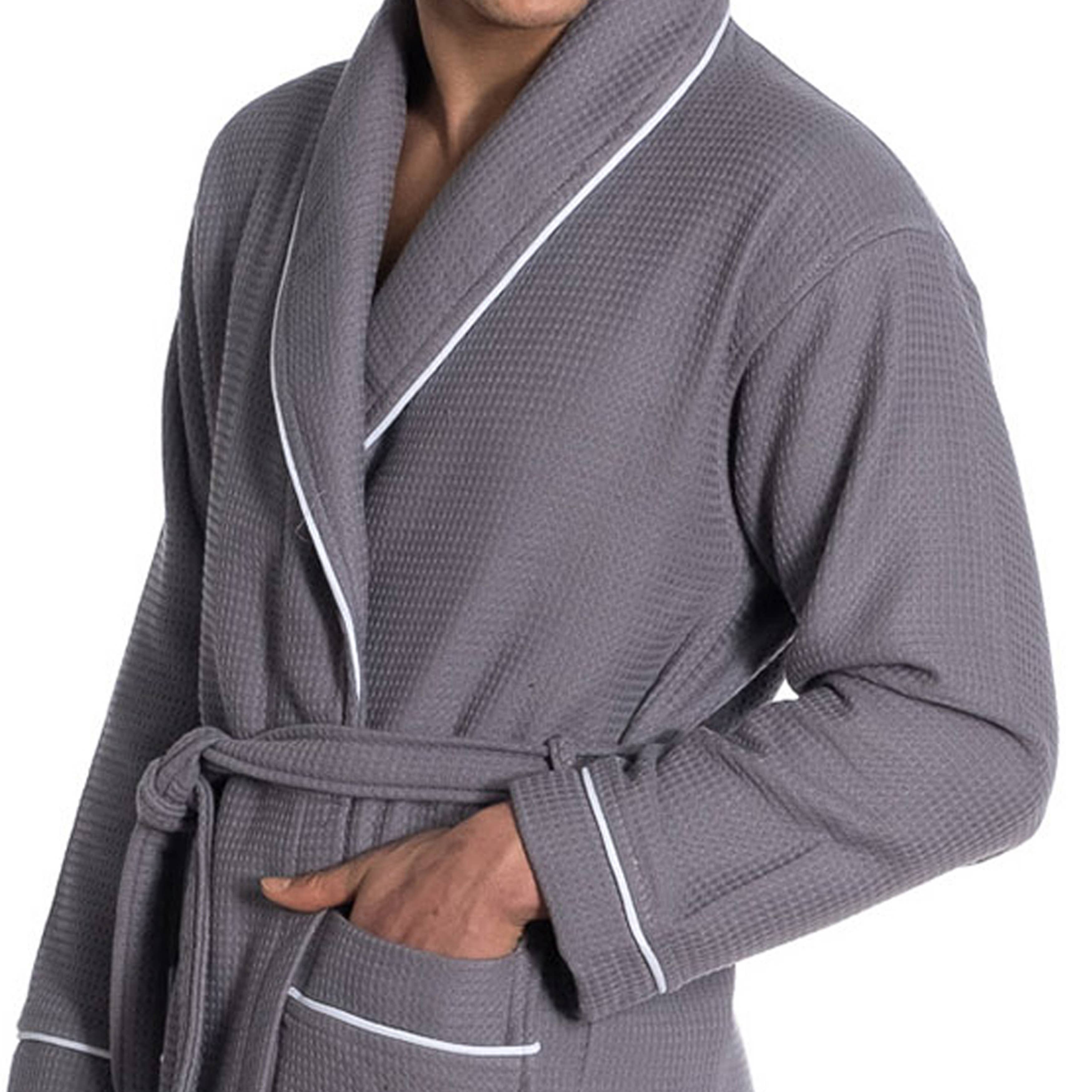 East'N Blue Waffle Terry Cotton Unisex Turkish Bathrobe