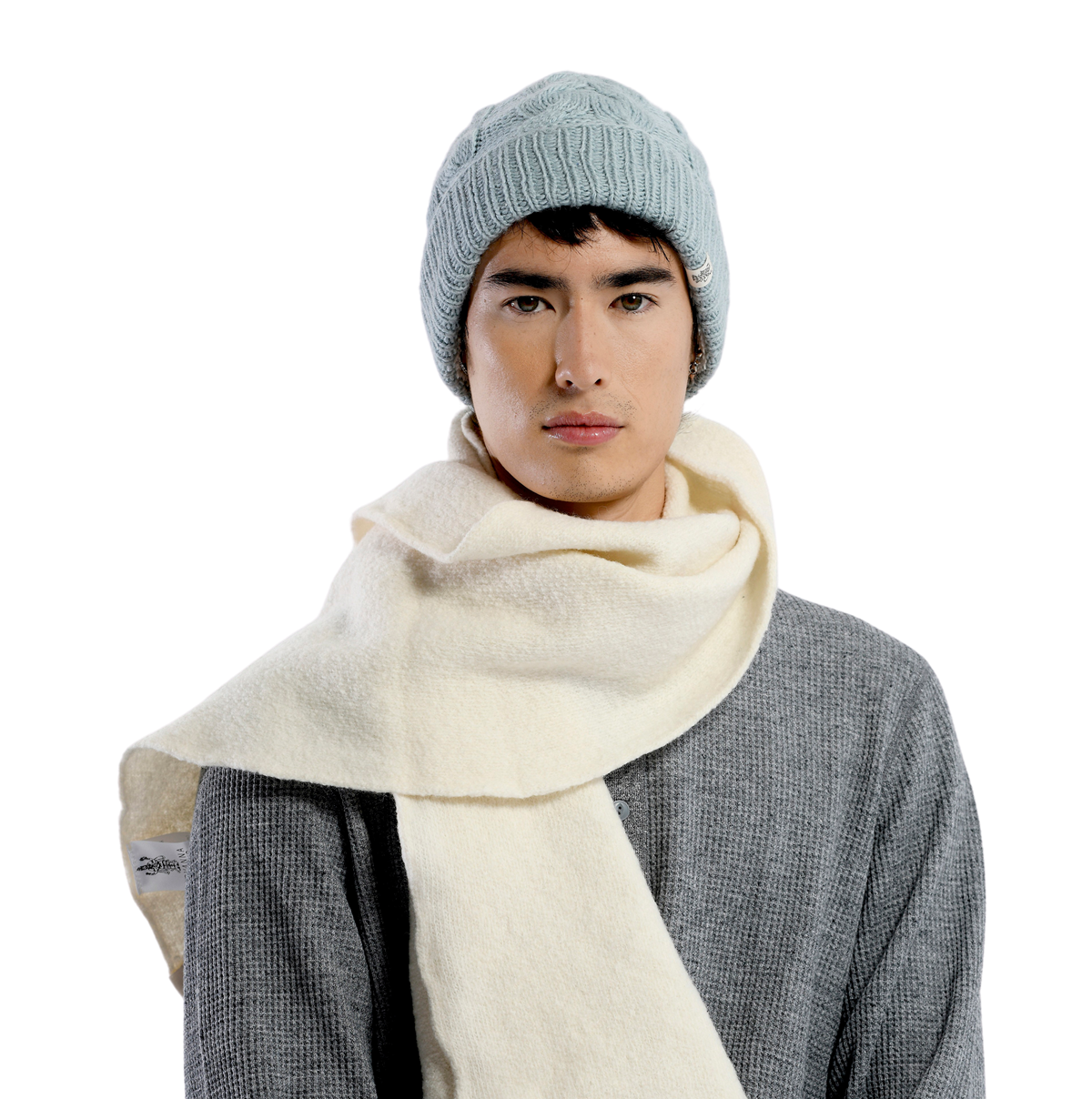 Nirvanna Designs Lenox Cable Hand-Knit Wool Beanie