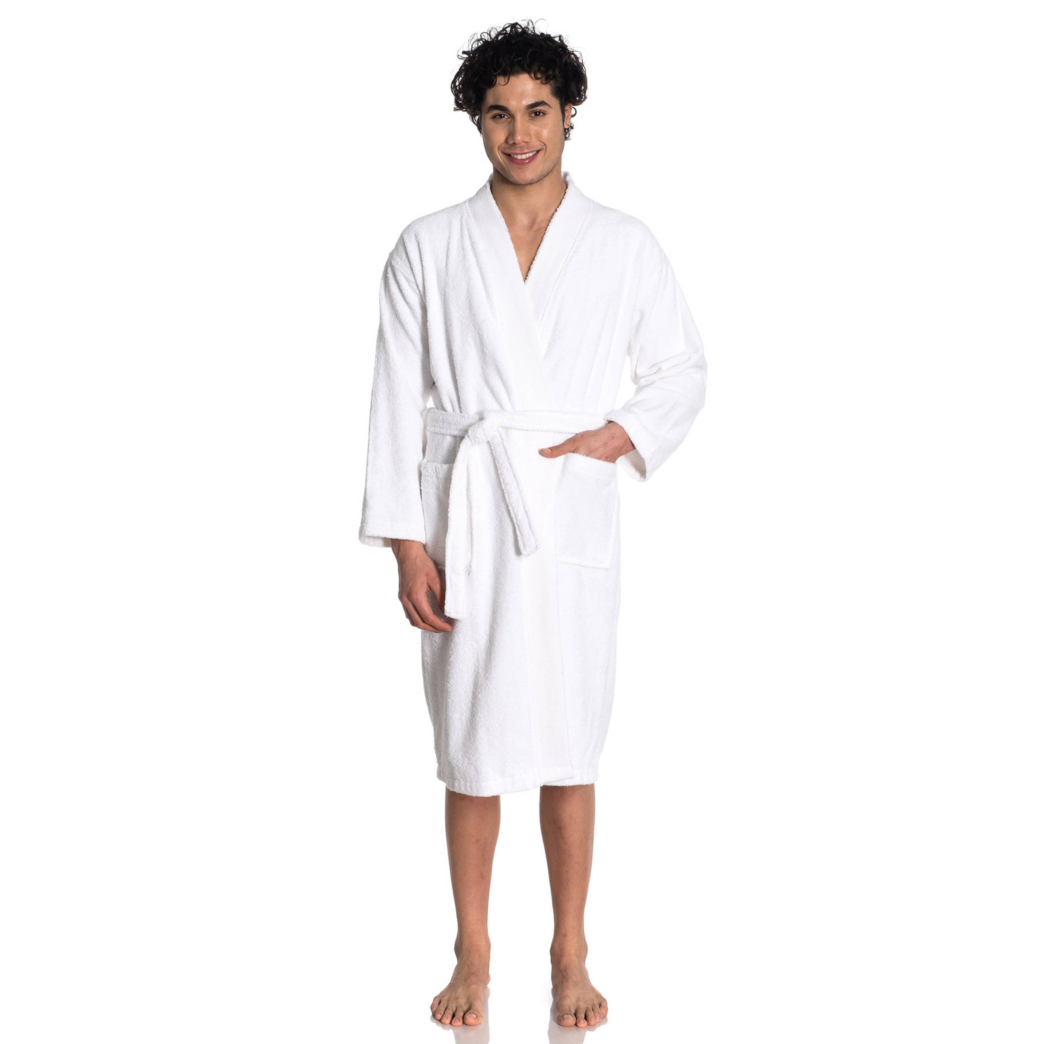 East'N Blue Kimono Cotton Unisex Turkish Bathrobe