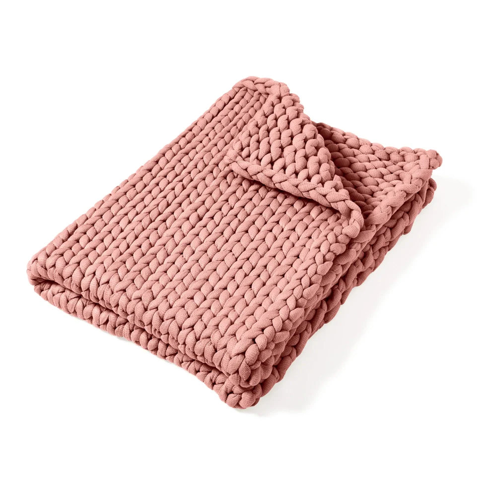 Donna Sharp Chunky Knit Throw Blanket