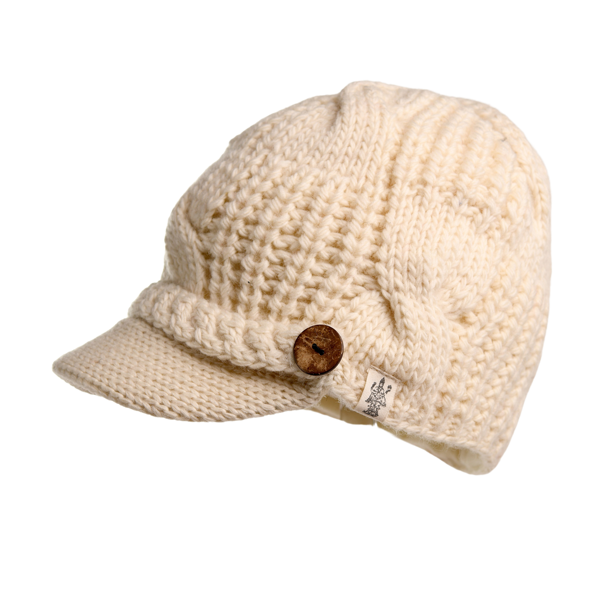 Nirvanna Designs Broadway Hand-Knit Wool Brim Hat