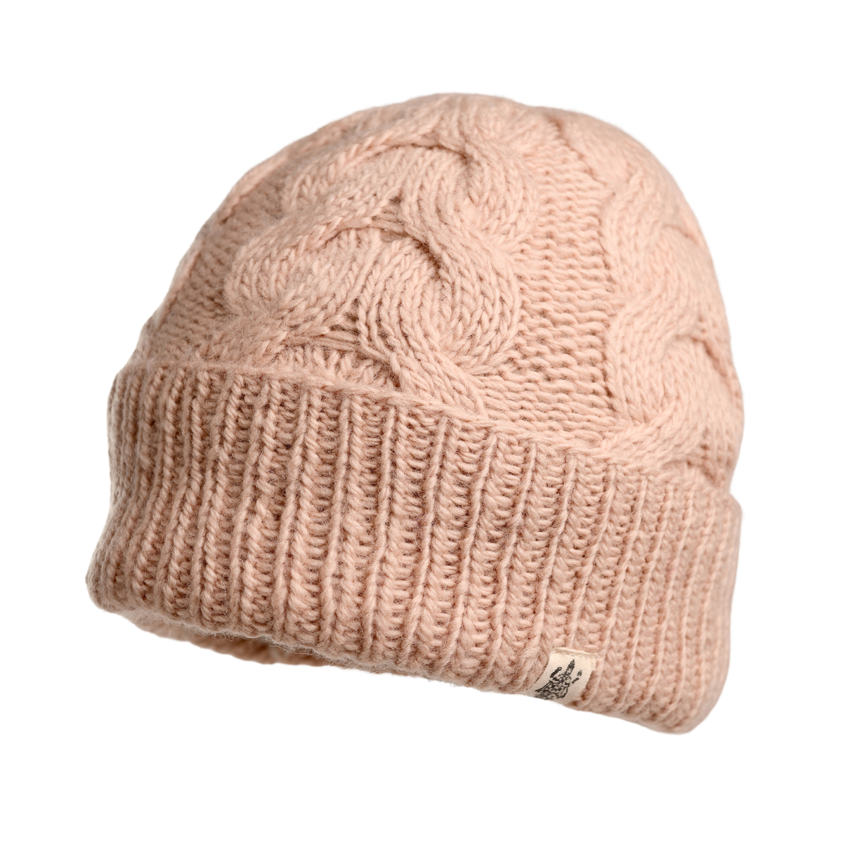 Nirvanna Designs Lenox Cable Hand-Knit Wool Beanie