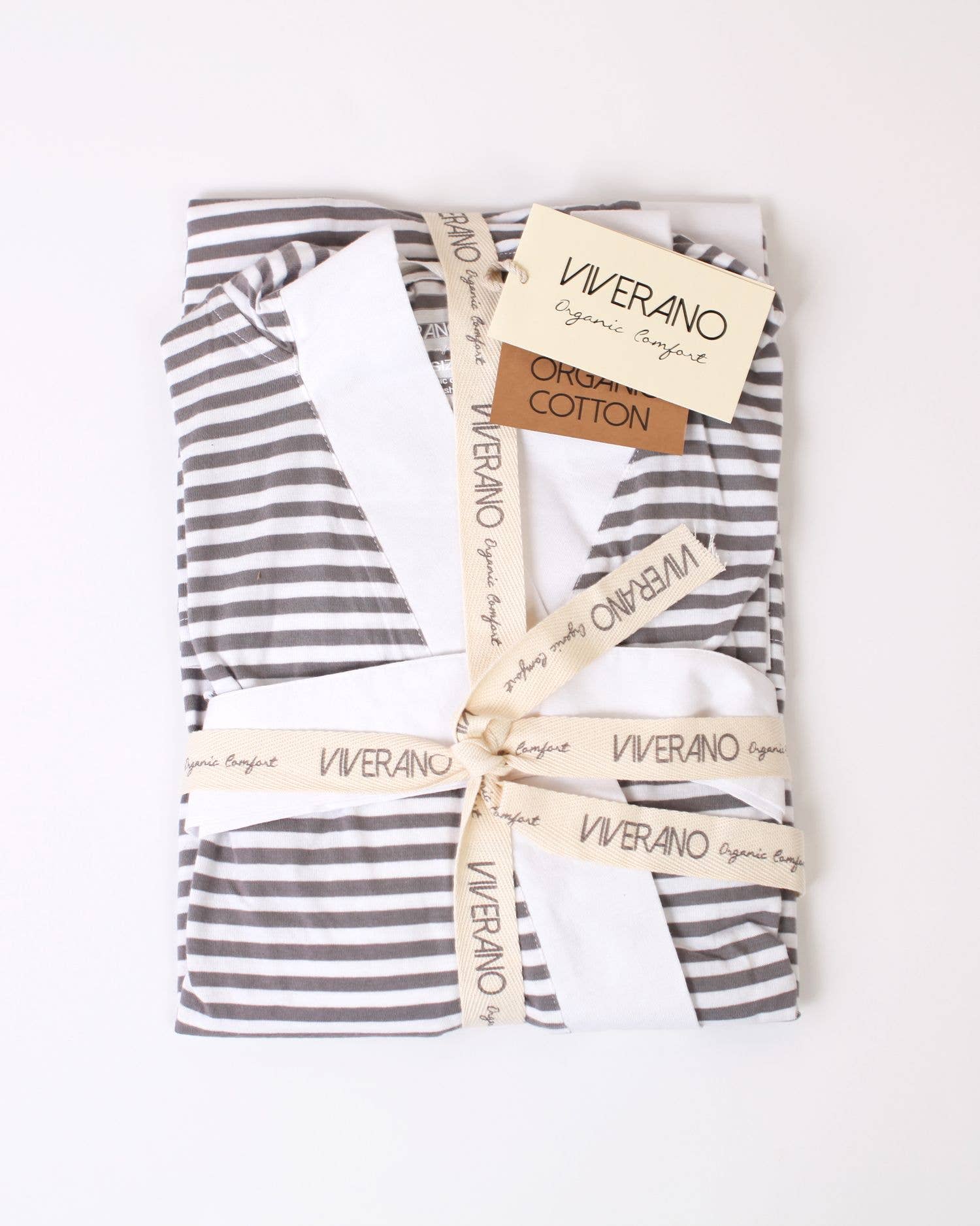 Viverano Organics Hooded Cotton Jersey Women's Robe